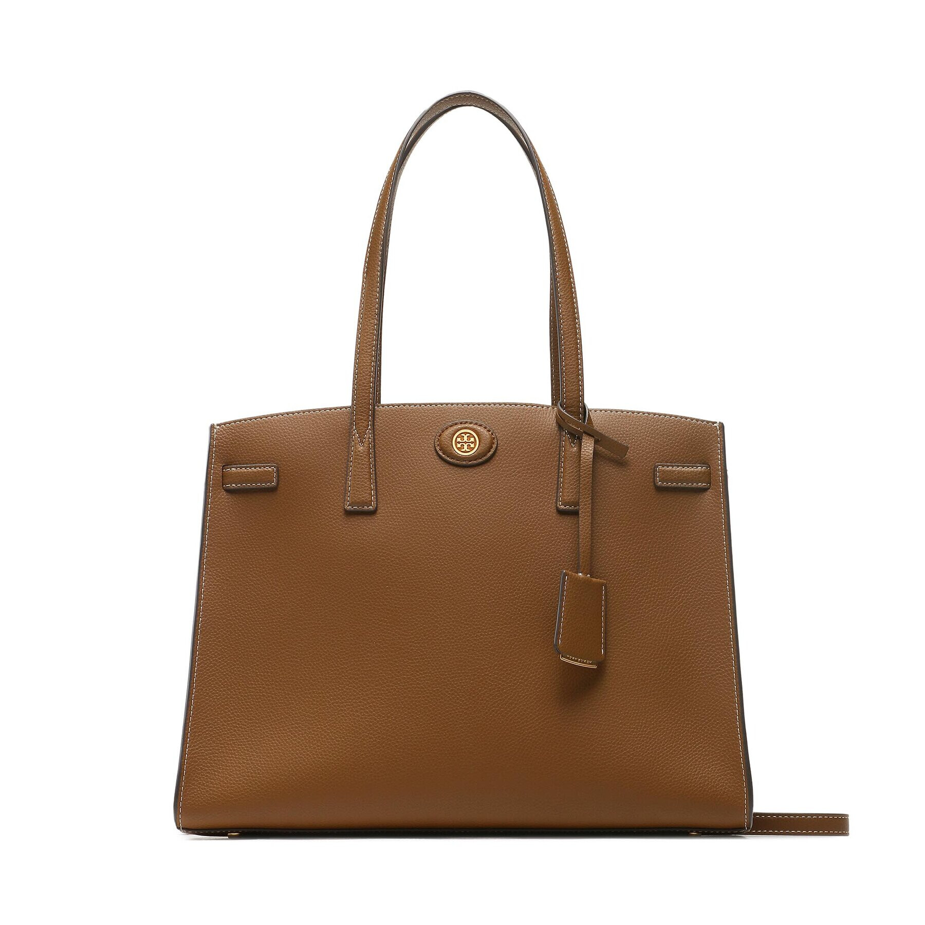 Tory Burch Дамска чанта Robinson Satchel 143193 Кафяв - Pepit.bg