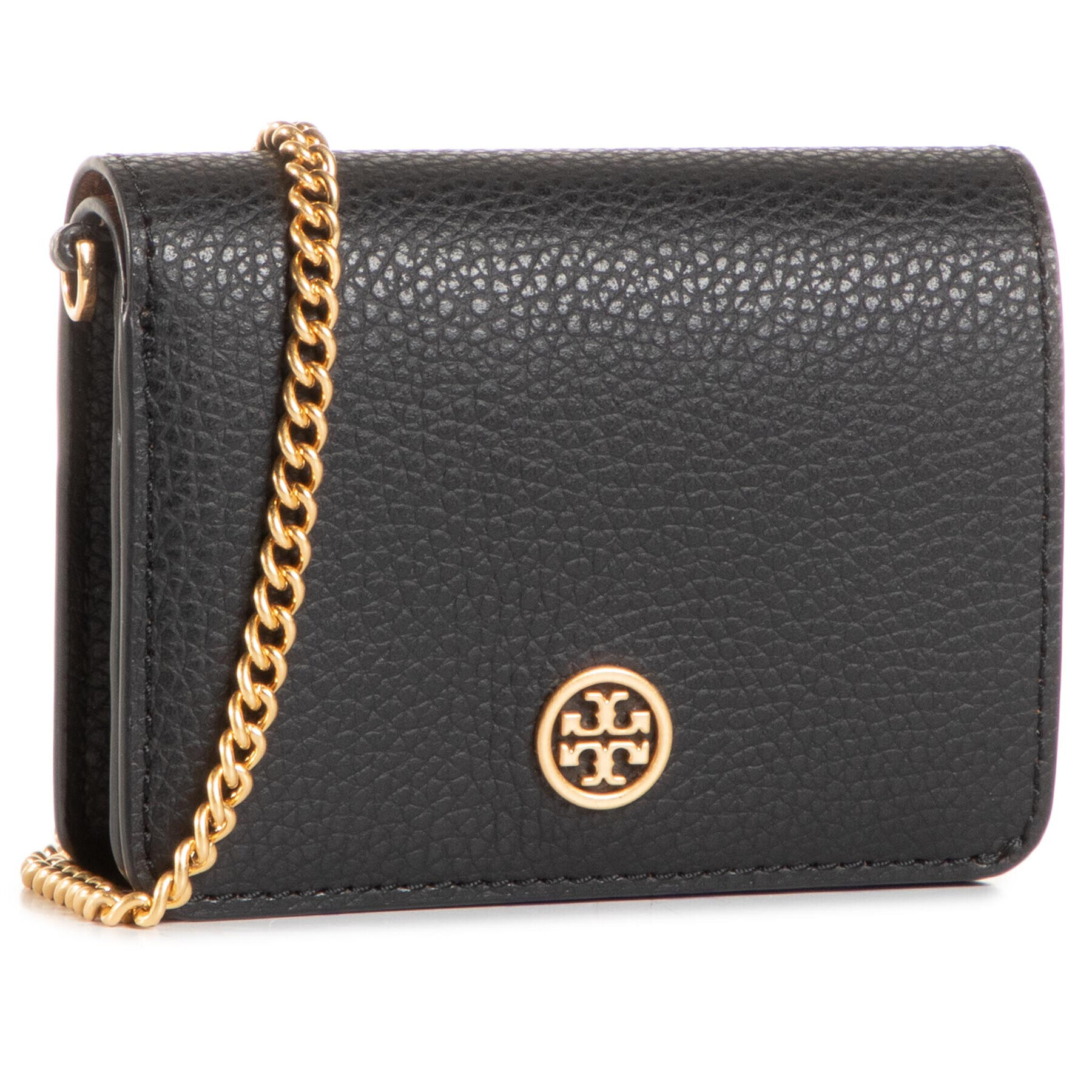 Tory Burch Дамска чанта Walker Nano Chain Wallet 74851 Черен - Pepit.bg