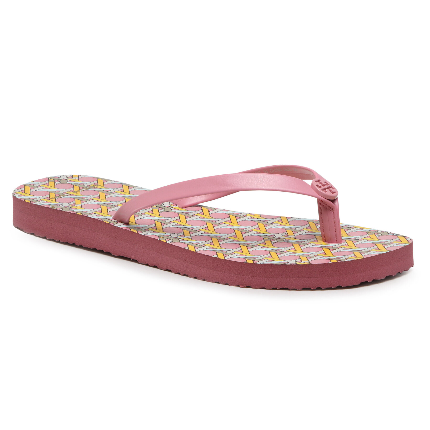 Tory Burch Джапанки Flat Flip Flop 81071 Розов - Pepit.bg