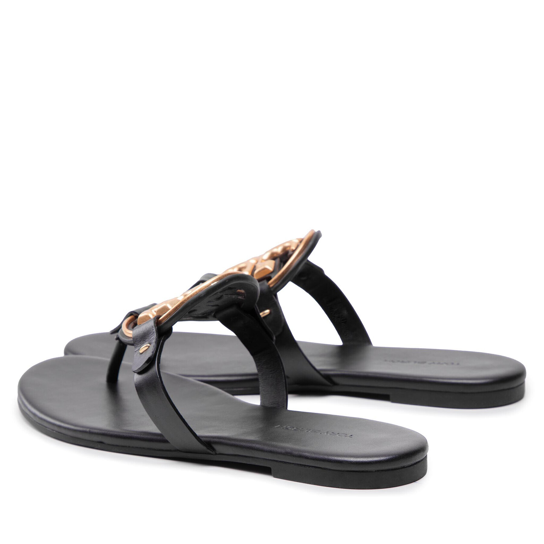 Tory Burch Джапанки Metal Miller 136593 Черен - Pepit.bg