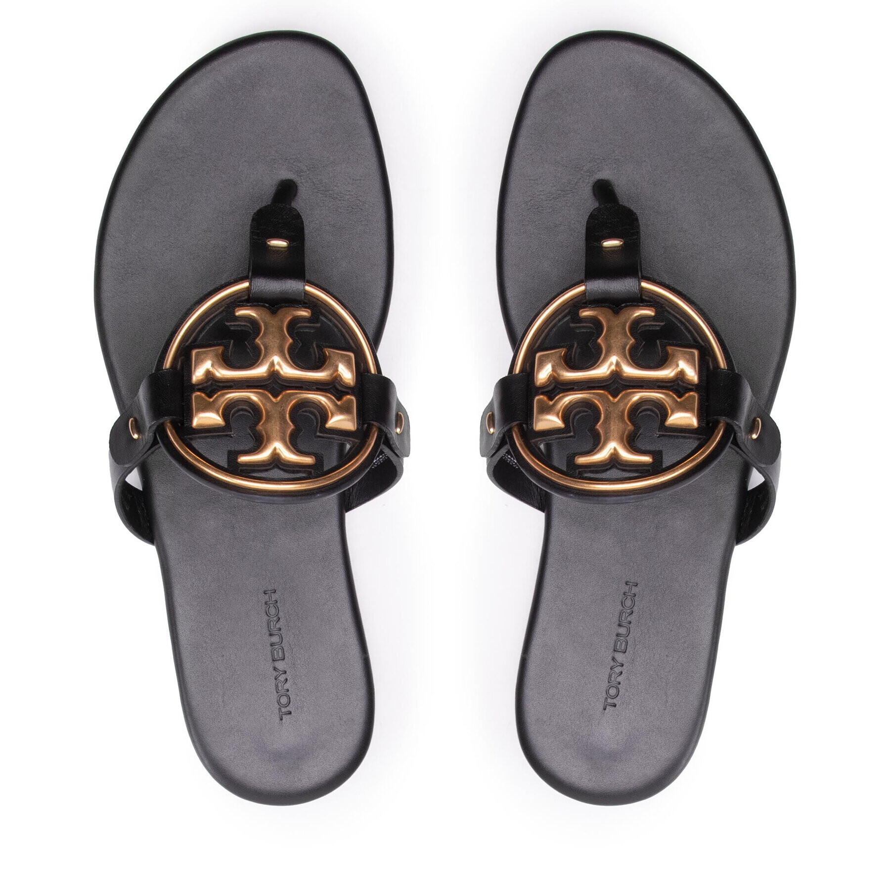 Tory Burch Джапанки Metal Miller 136593 Черен - Pepit.bg