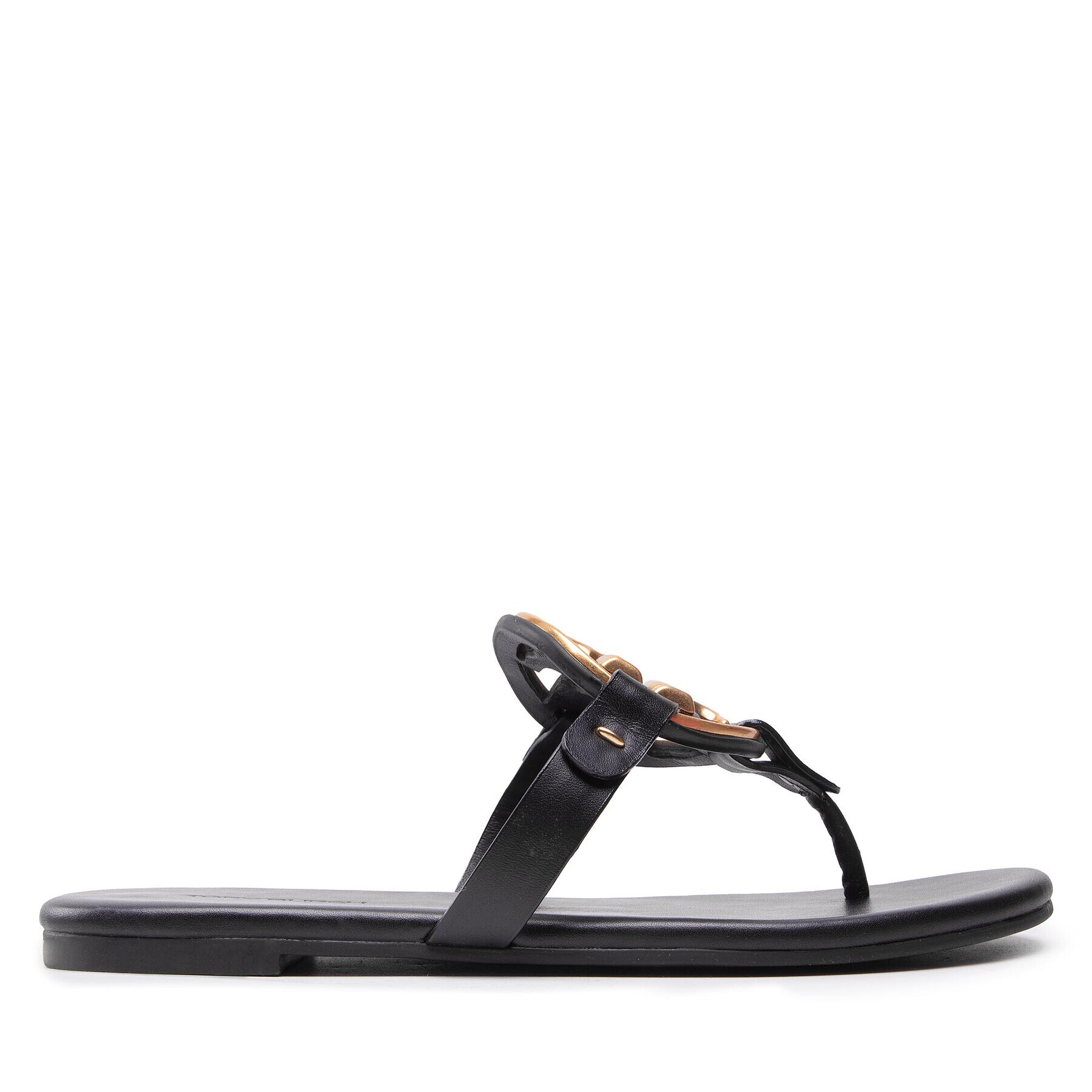 Tory Burch Джапанки Metal Miller 136593 Черен - Pepit.bg