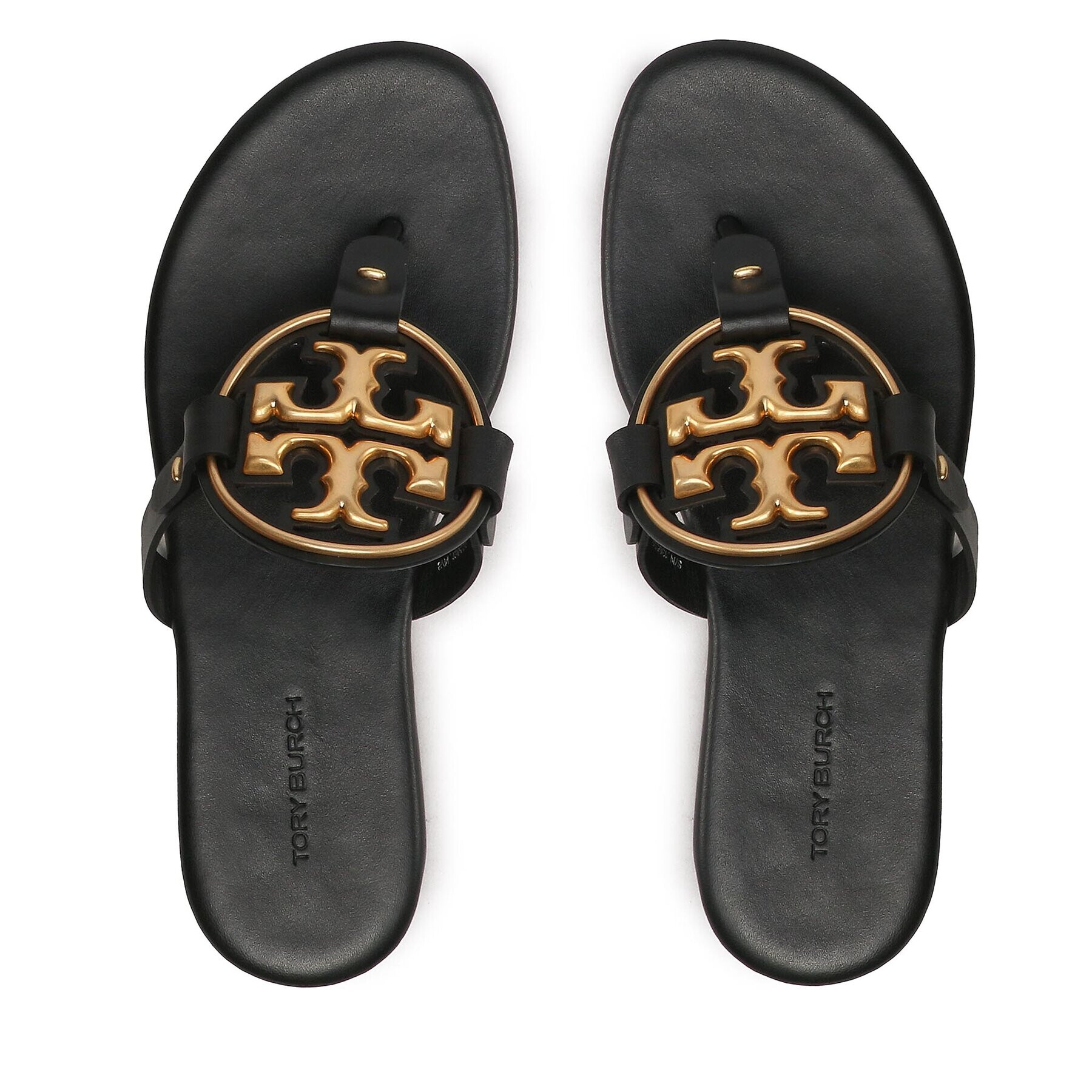 Tory Burch Джапанки Metal Miller 136593 Черен - Pepit.bg