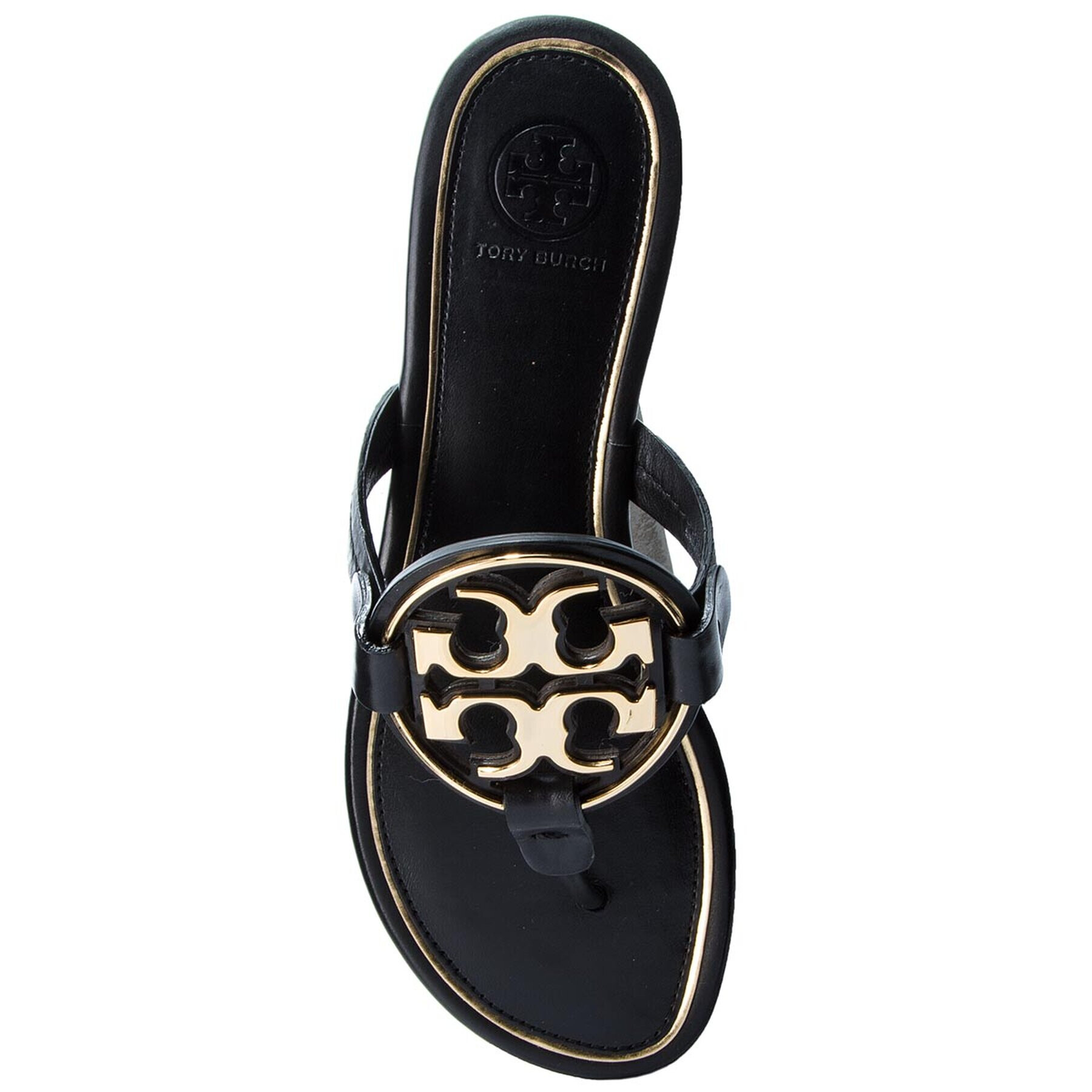 Tory Burch Джапанки Metal Miller 47617 Черен - Pepit.bg