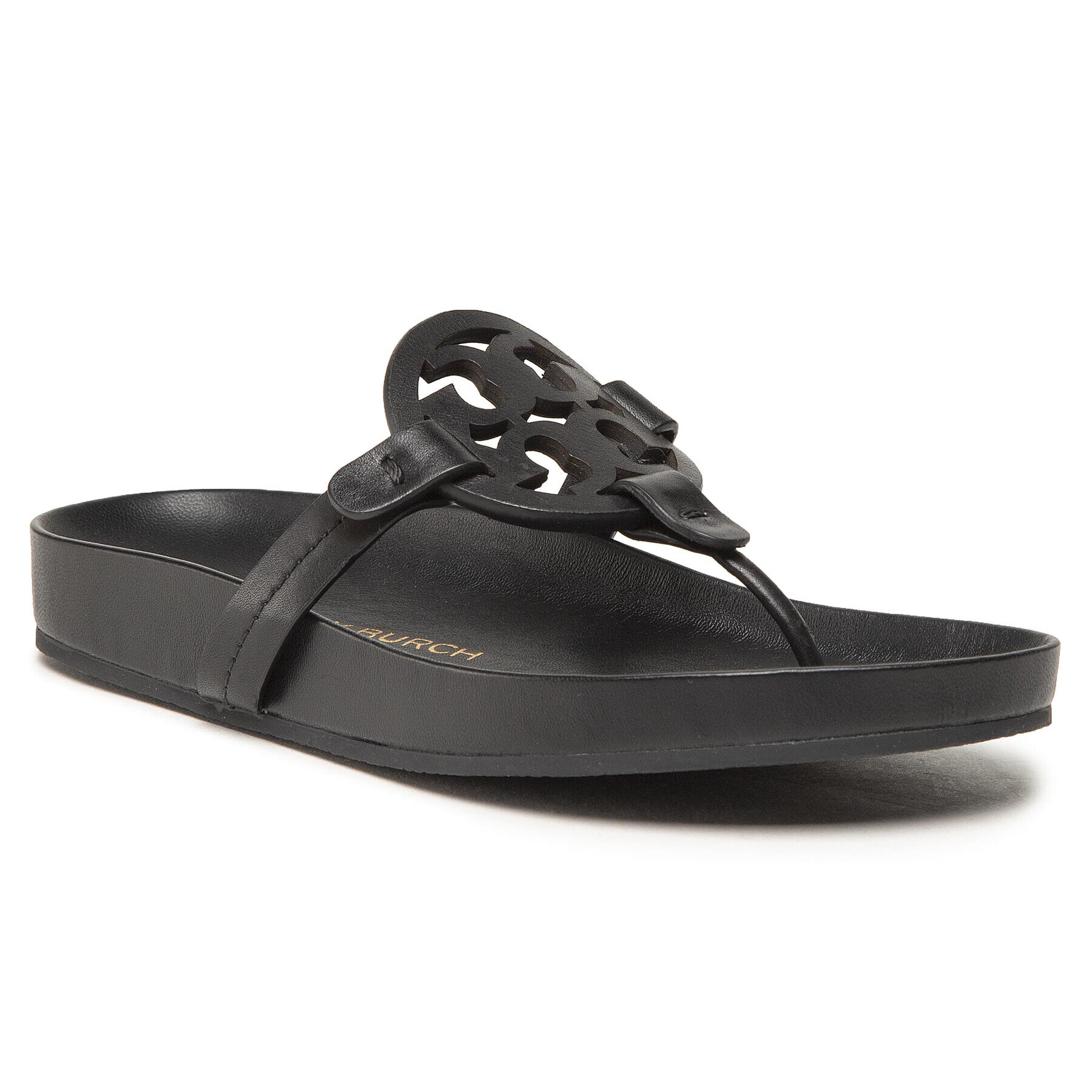 Tory Burch Джапанки Miller Cloud 81032 Черен - Pepit.bg