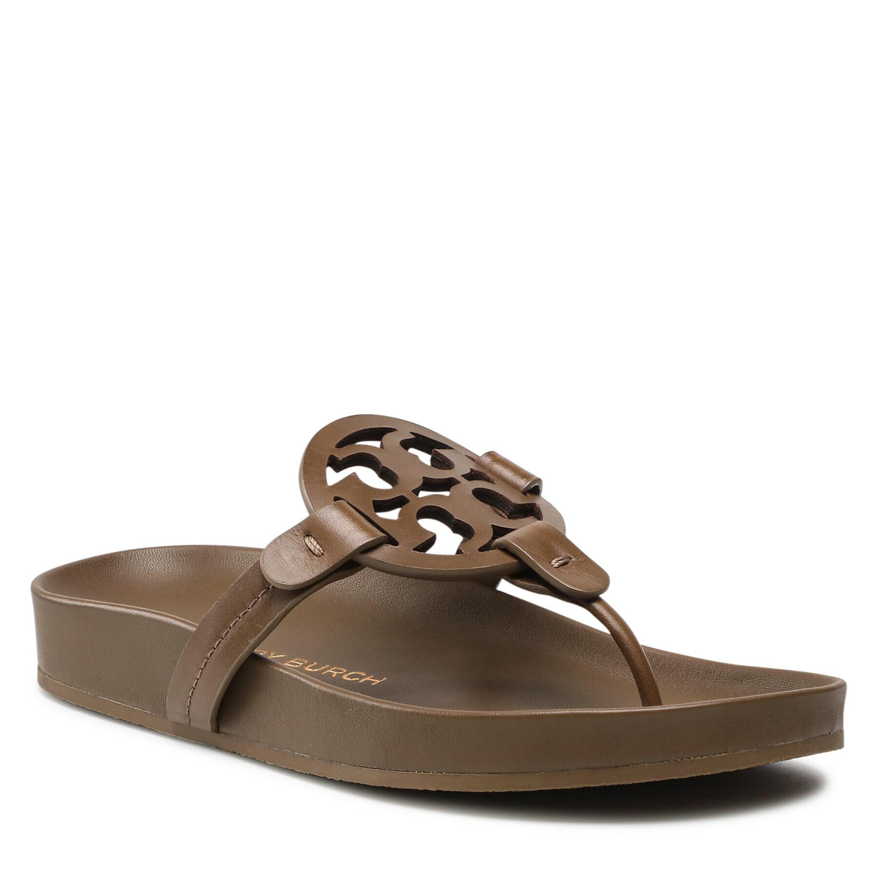 Tory Burch Джапанки Miller Cloud Calf 81032 Зелен - Pepit.bg