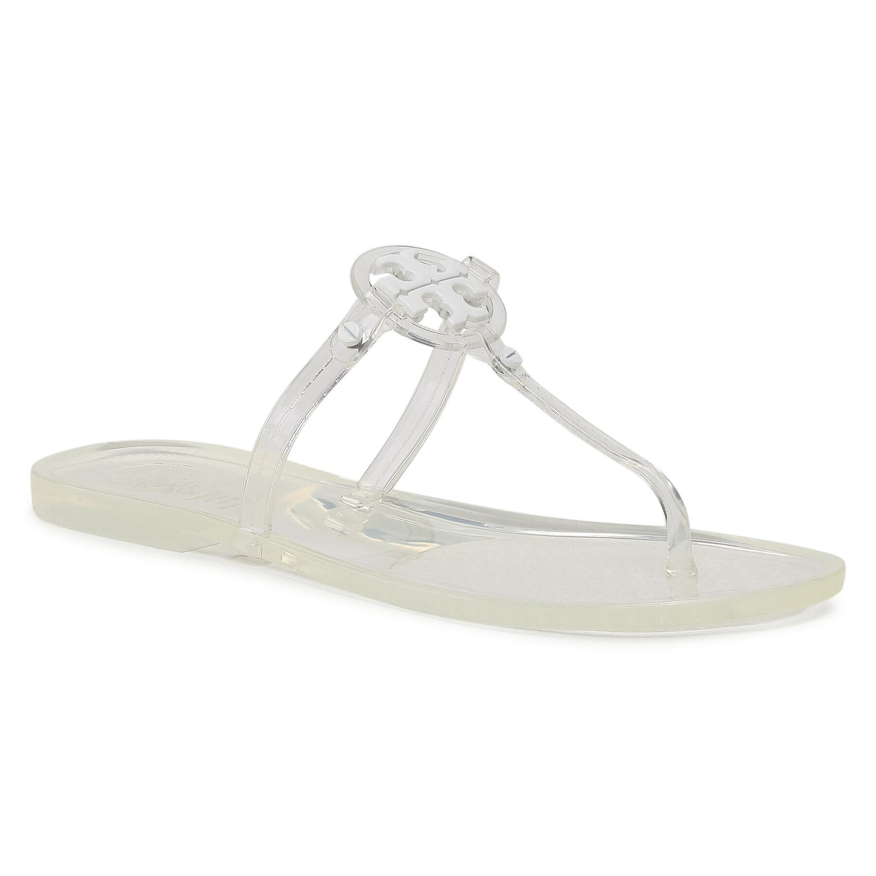 Tory Burch Джапанки Mini Miller Flat Thong 65039 Бял - Pepit.bg