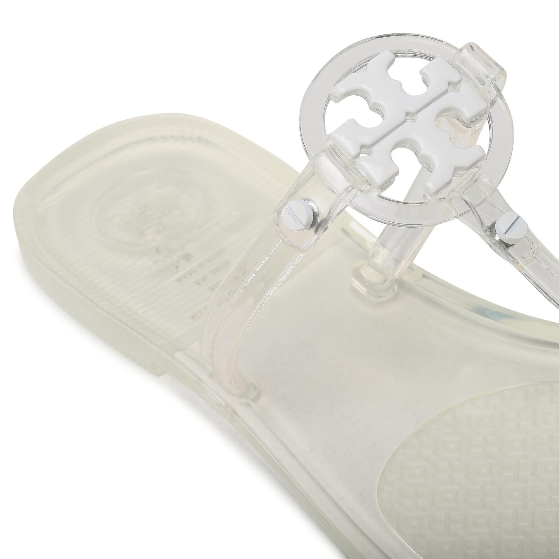 Tory Burch Джапанки Mini Miller Flat Thong 65039 Бял - Pepit.bg