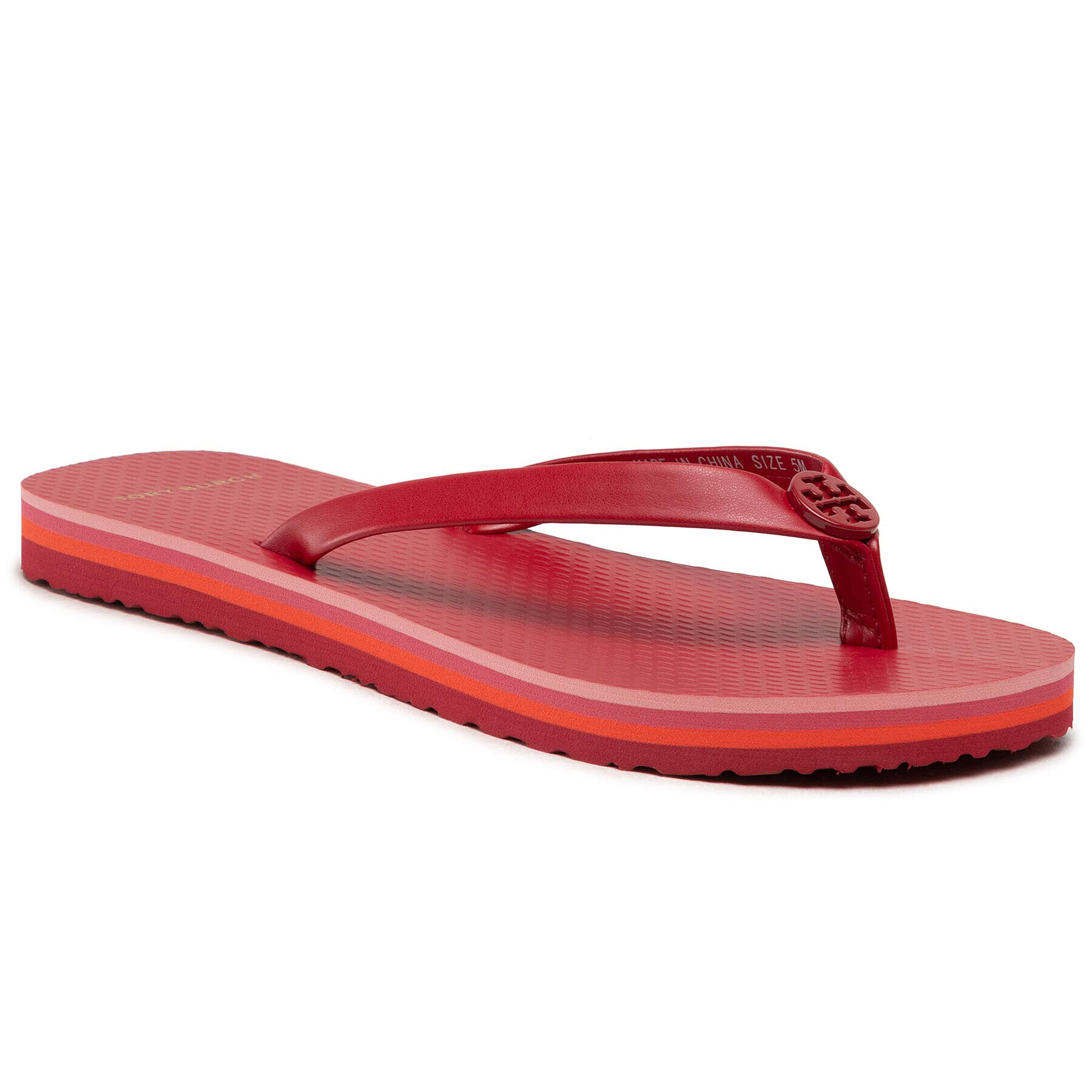 Tory Burch Джапанки Mini Minnie Flip Flop 76732 Бордо - Pepit.bg