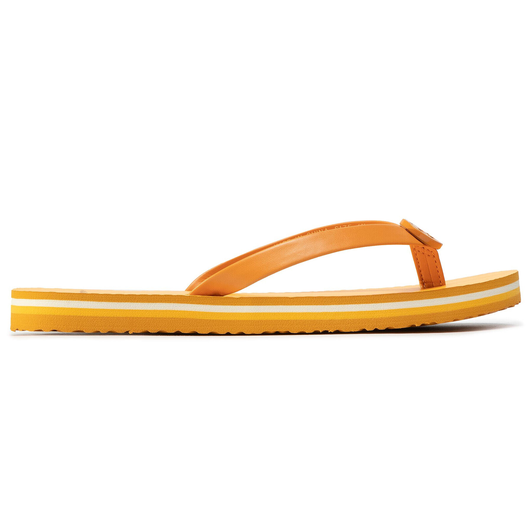 Tory Burch Джапанки Mini Minnie Flip Flop 76732 Оранжев - Pepit.bg