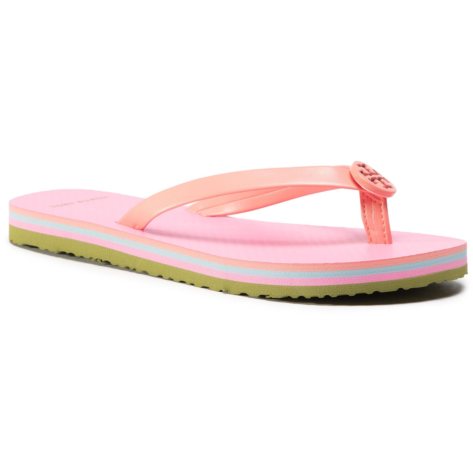 Tory Burch Джапанки Mini Minnie Flip Flop 76732 Розов - Pepit.bg