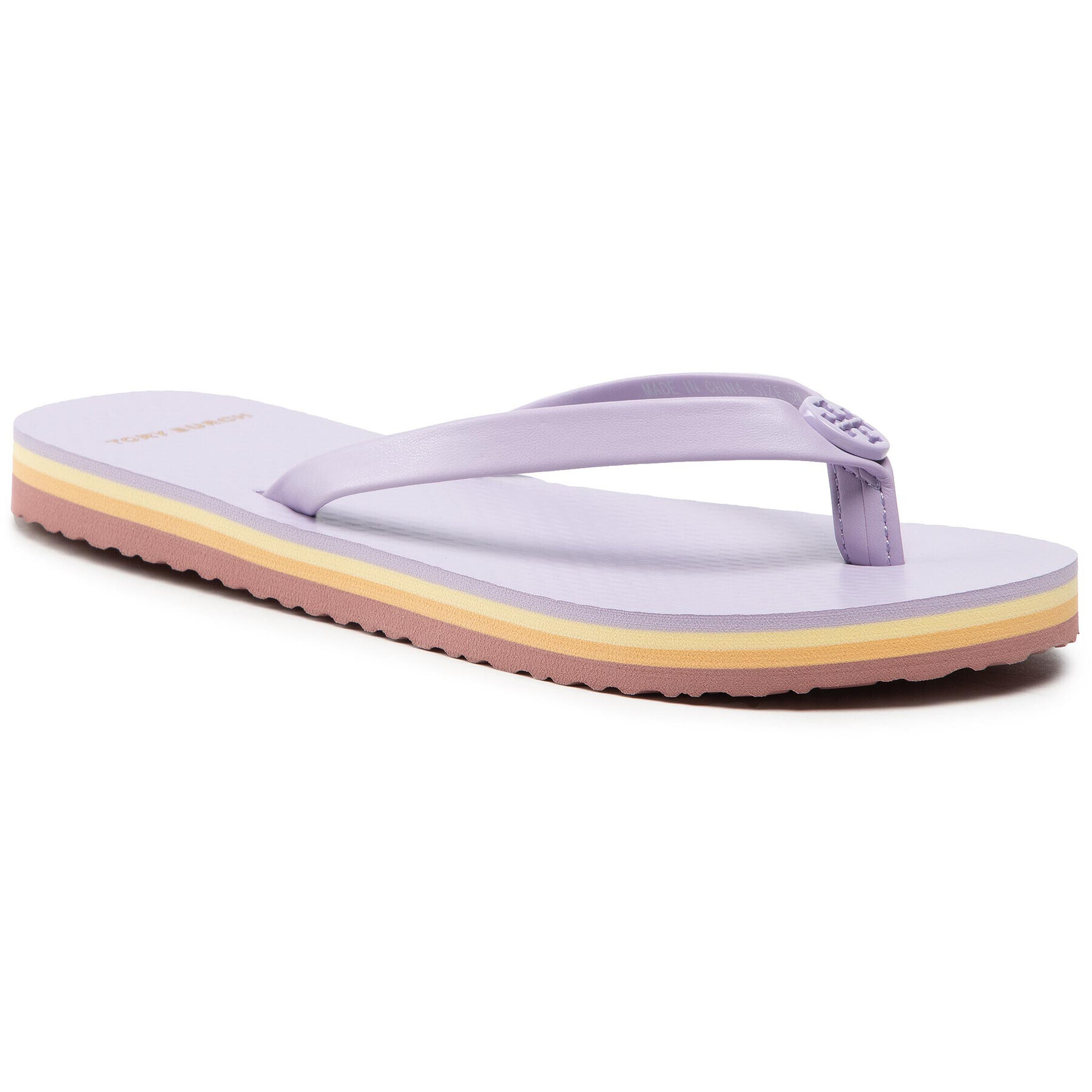 Tory Burch Джапанки Mini Minnie Flip Flop 76732 Розов - Pepit.bg