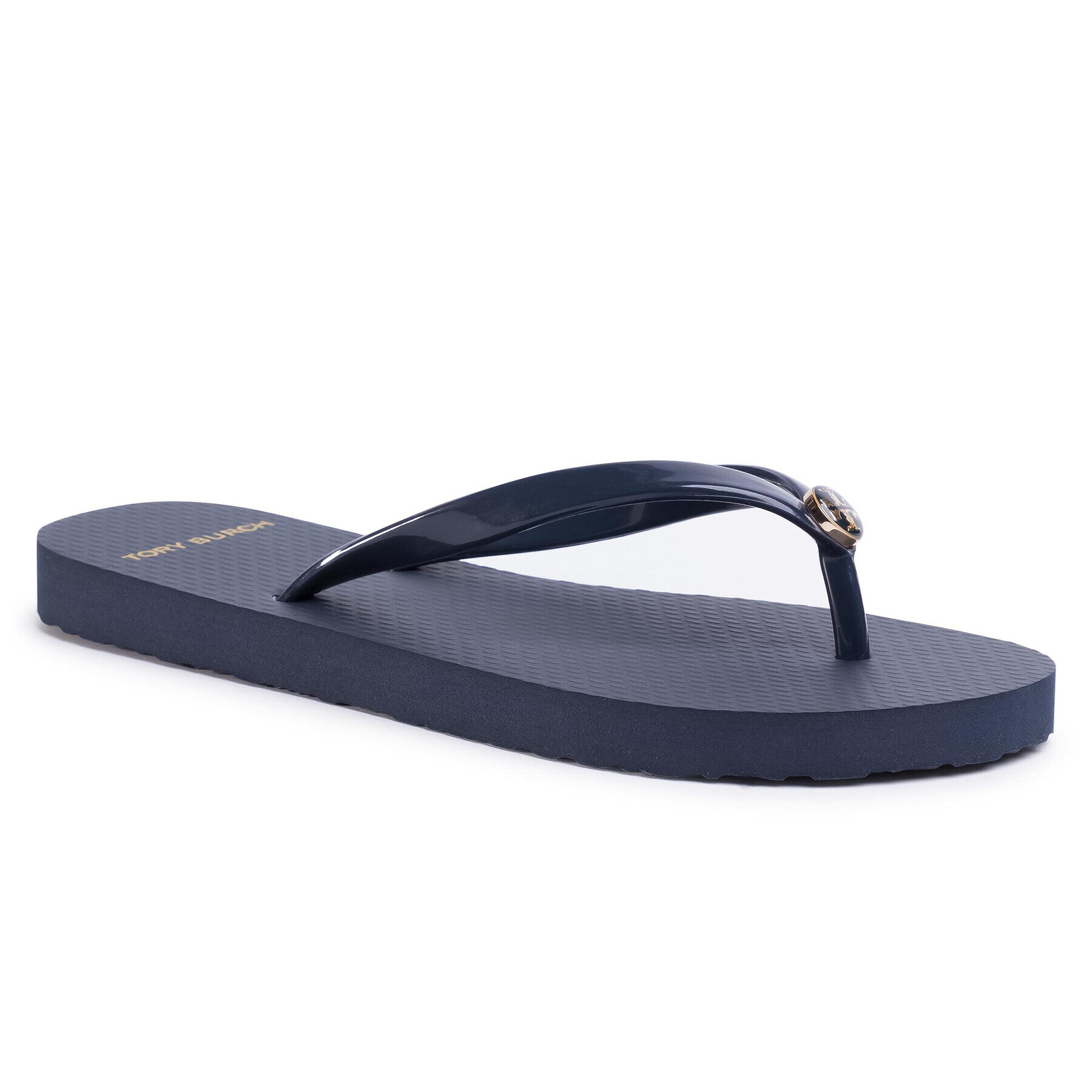 Tory Burch Джапанки Solid Thin Flip Flop 47405 Тъмносин - Pepit.bg