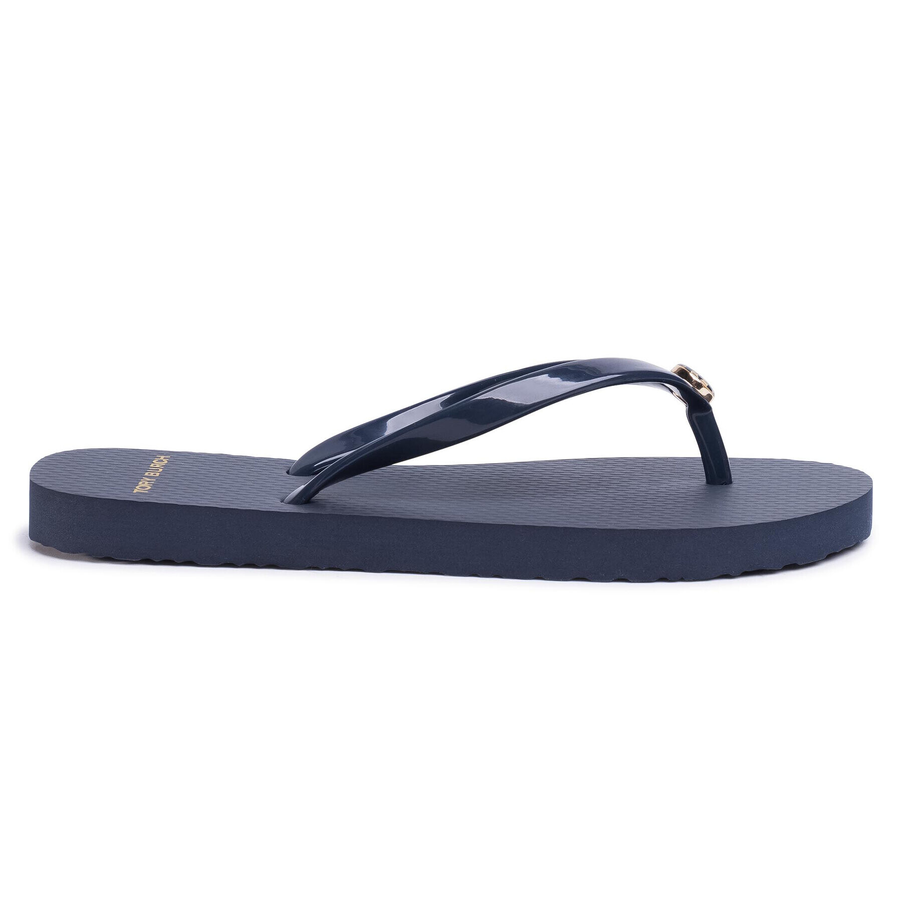 Tory Burch Джапанки Solid Thin Flip Flop 47405 Тъмносин - Pepit.bg
