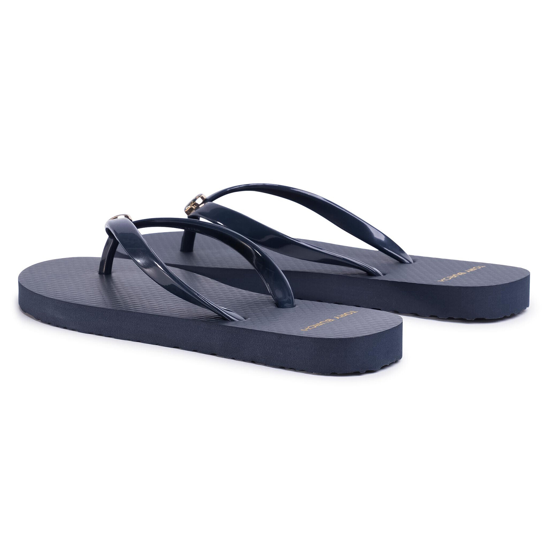 Tory Burch Джапанки Solid Thin Flip Flop 47405 Тъмносин - Pepit.bg