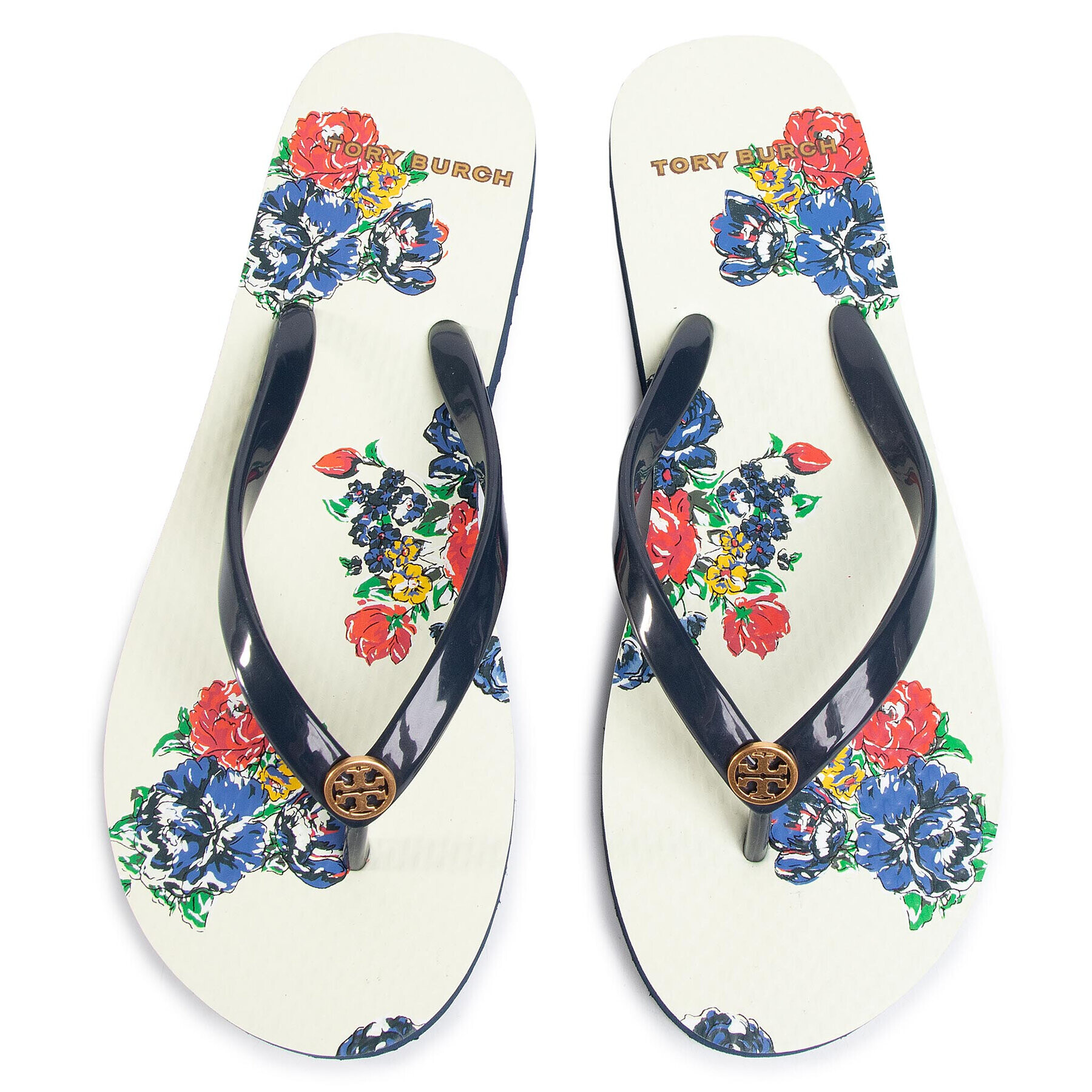 Tory Burch Джапанки Thin Flip Flop 56488 Тъмносин - Pepit.bg