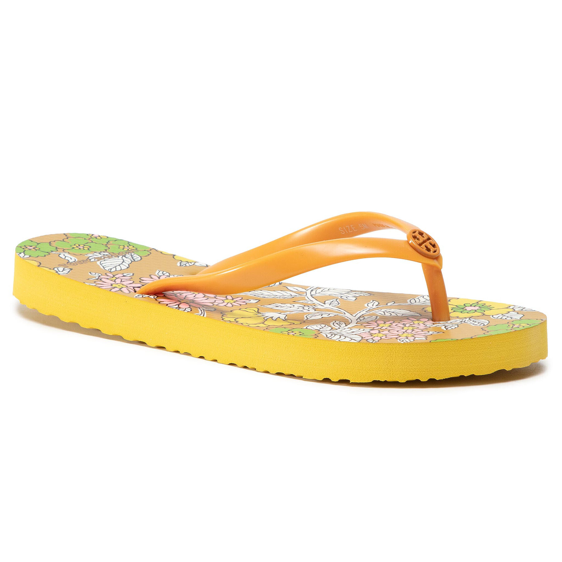 Tory Burch Джапанки Thin Flip Flop 80072 Оранжев - Pepit.bg