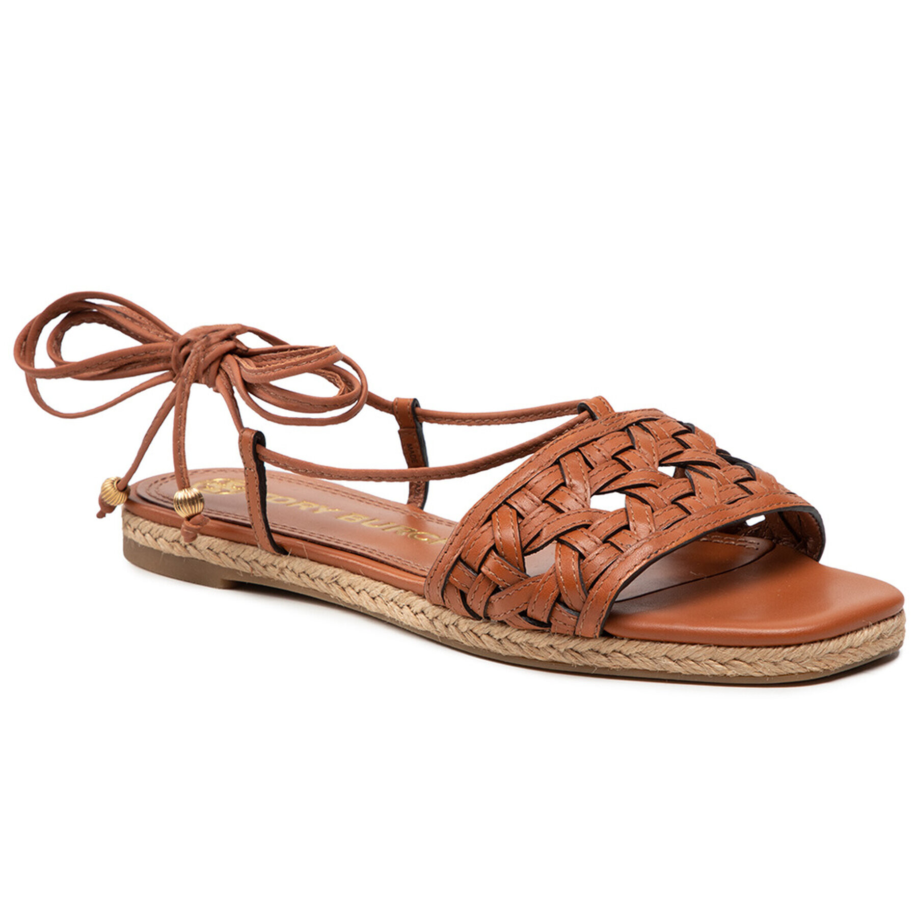 Tory Burch Еспадрили Basketweave Espadrille 82828 Кафяв - Pepit.bg
