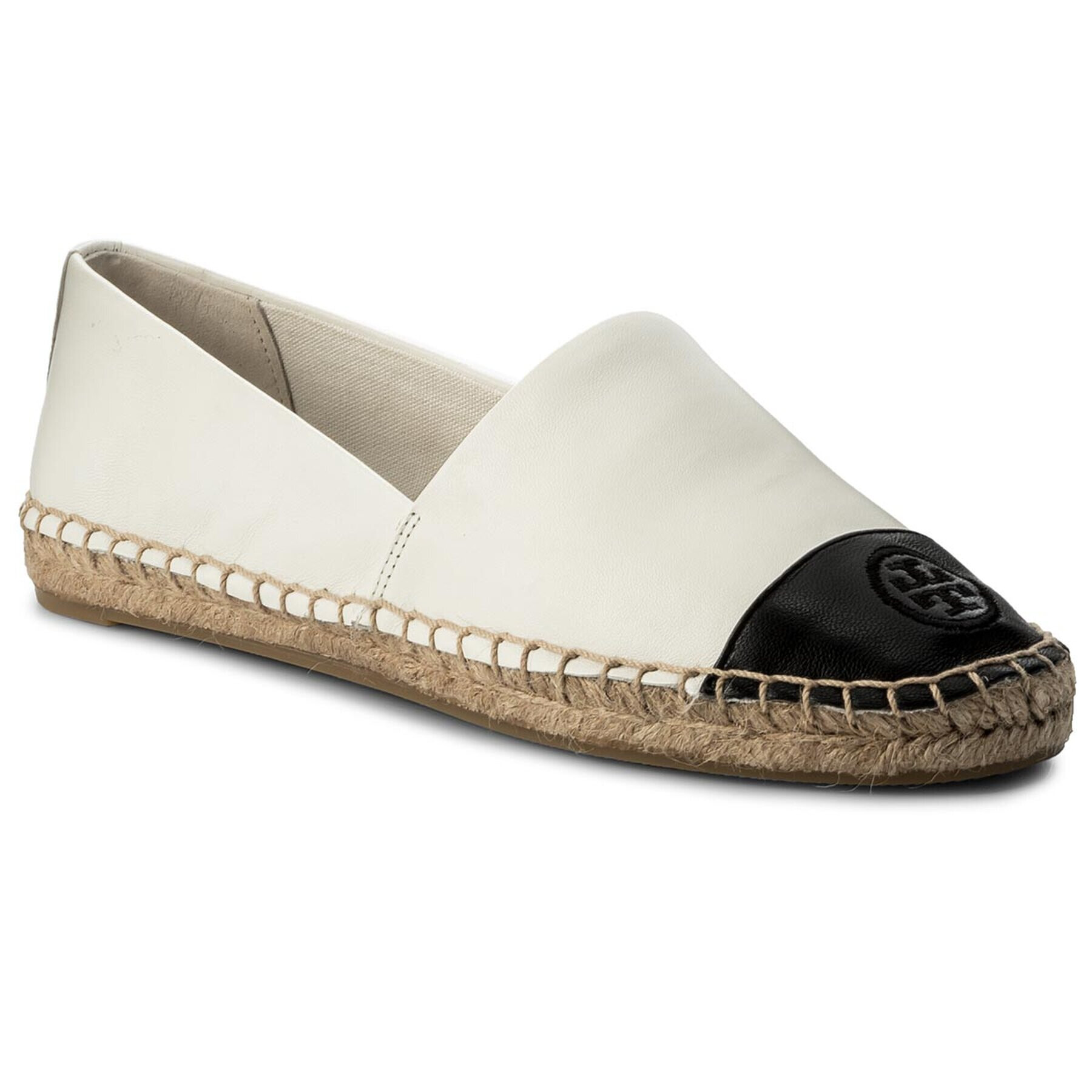 Tory Burch Еспадрили Color Block Flat Espadrille 51158649 Бял - Pepit.bg