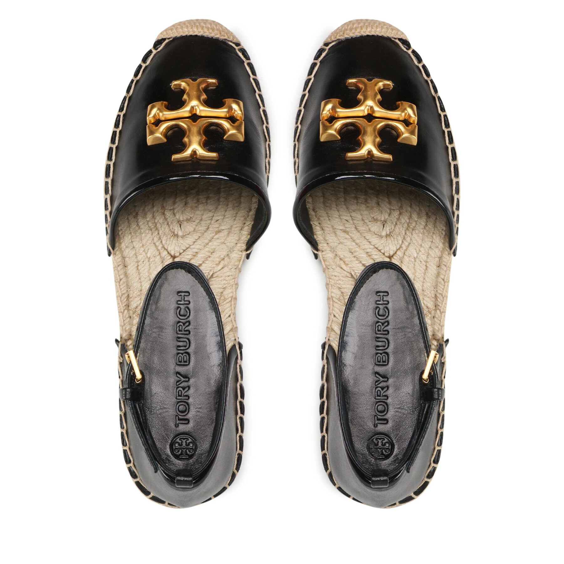 Tory Burch Еспадрили Eleanor Dorsay Espadrille 88743 Черен - Pepit.bg