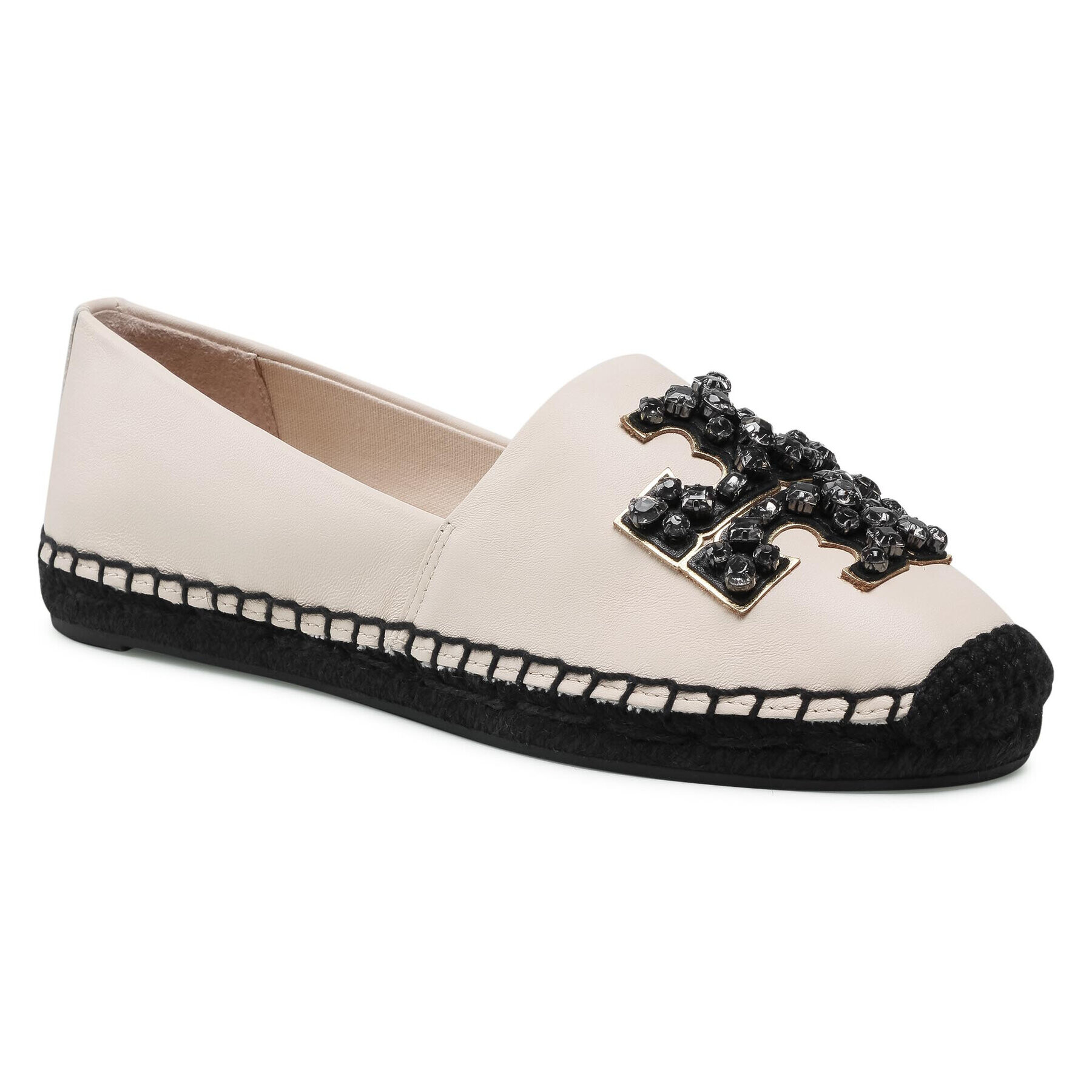 Tory Burch Еспадрили Ines Embellished Espadrille 84239 Бежов - Pepit.bg