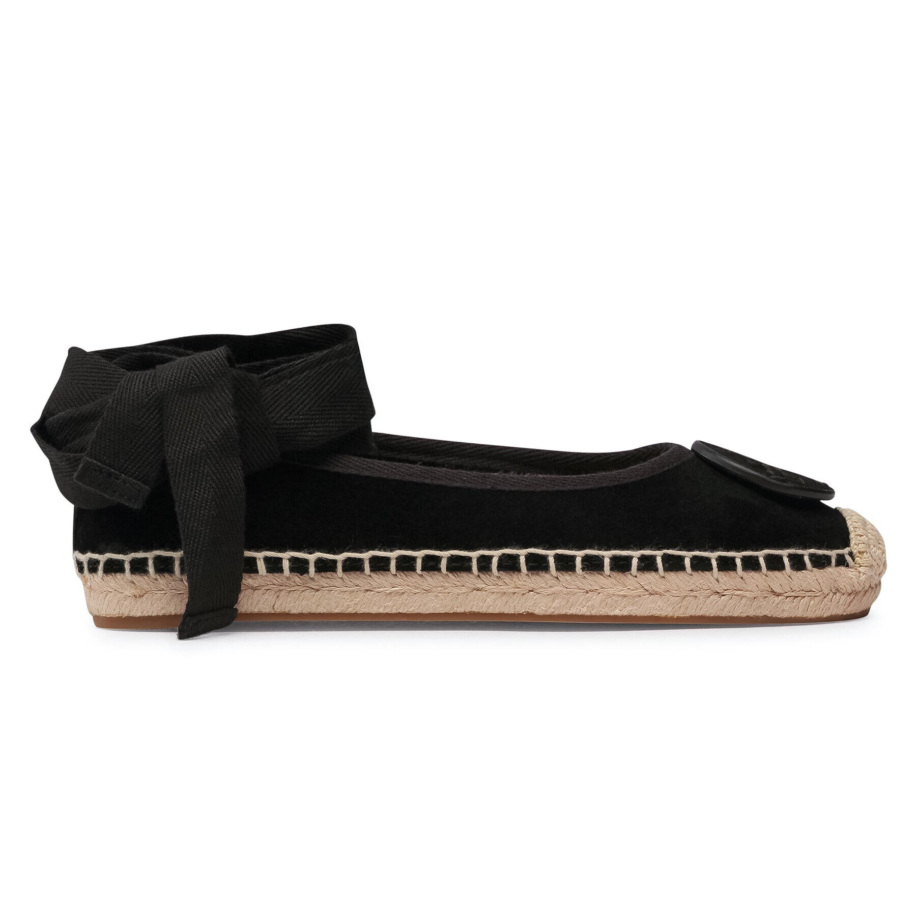 Tory Burch Еспадрили Minnie Ballet Espadrille 78791 Черен - Pepit.bg