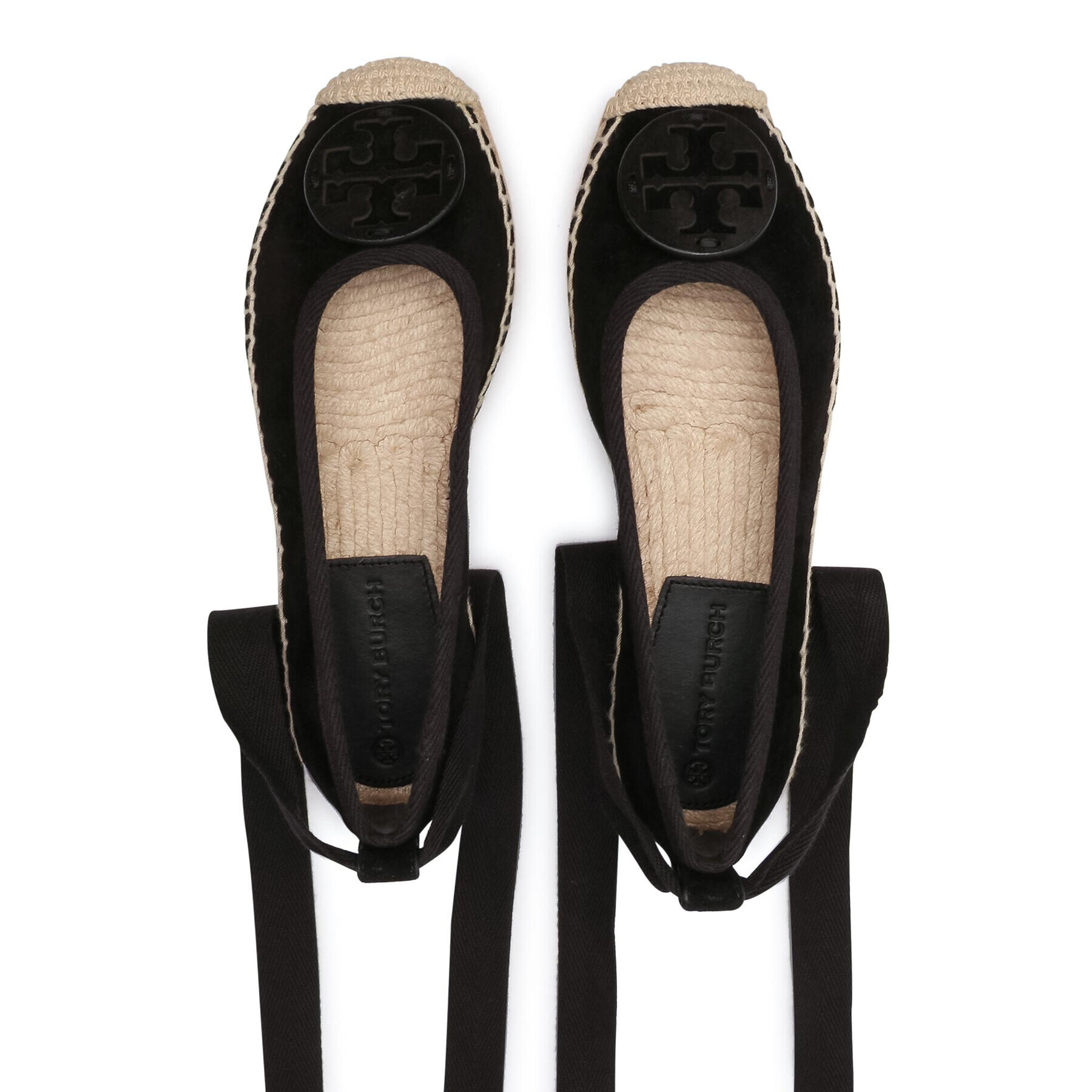 Tory Burch Еспадрили Minnie Ballet Espadrille 78791 Черен - Pepit.bg