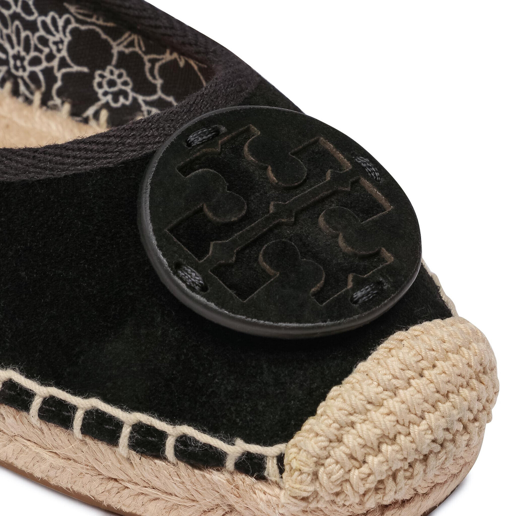 Tory Burch Еспадрили Minnie Ballet Espadrille 78791 Черен - Pepit.bg