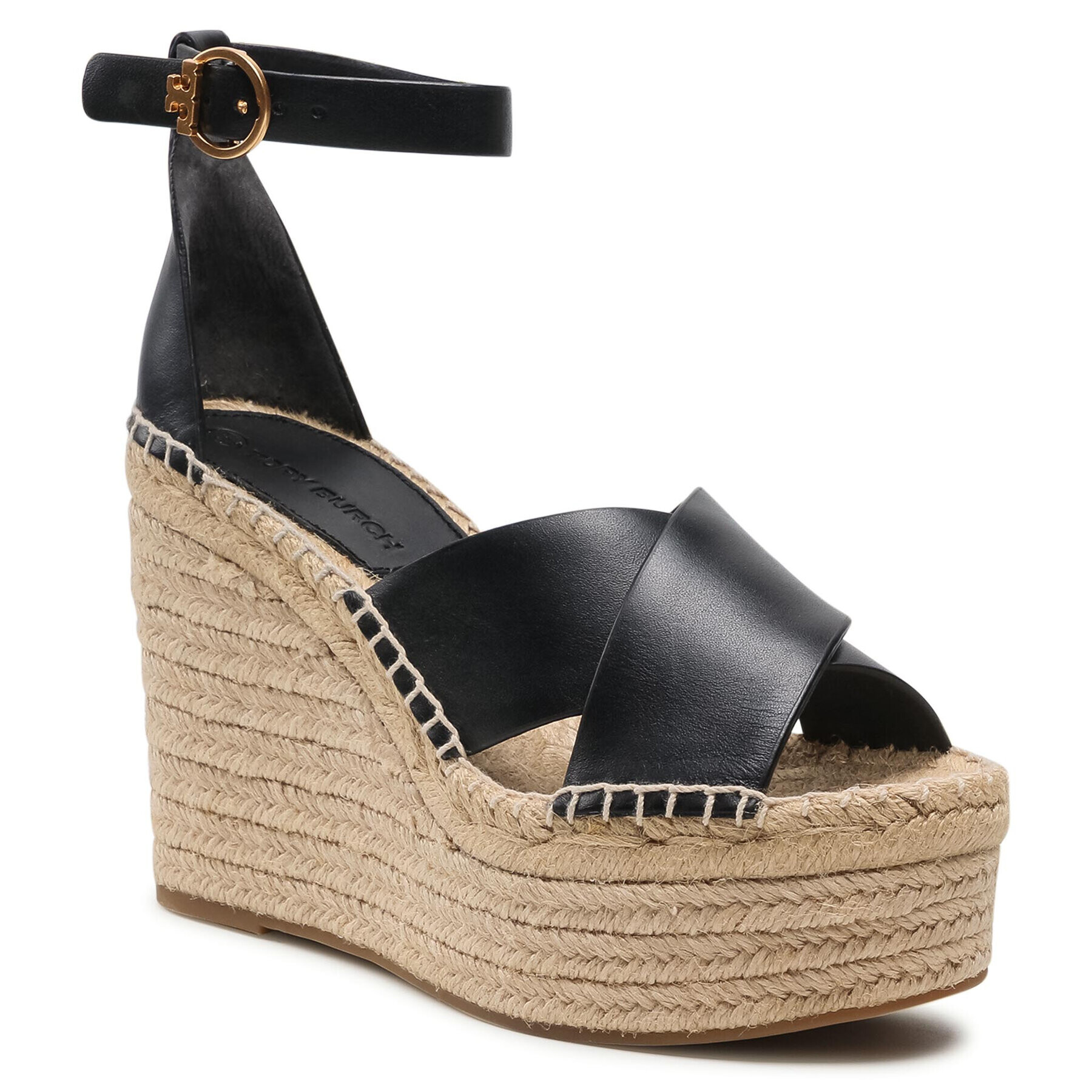 Tory Burch Еспадрили Selby 63522 Черен - Pepit.bg
