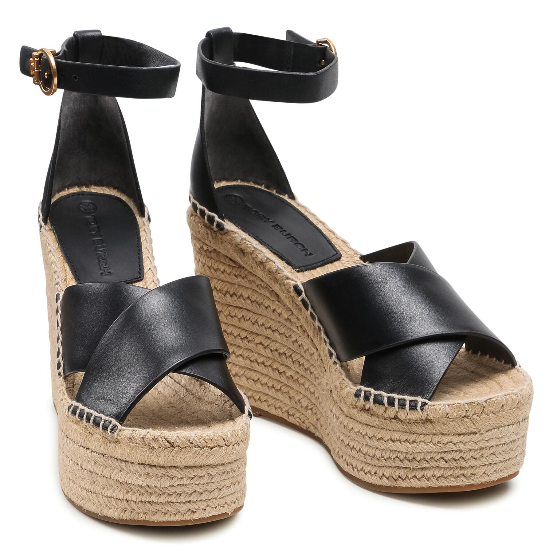 Tory Burch Еспадрили Selby 63522 Черен - Pepit.bg