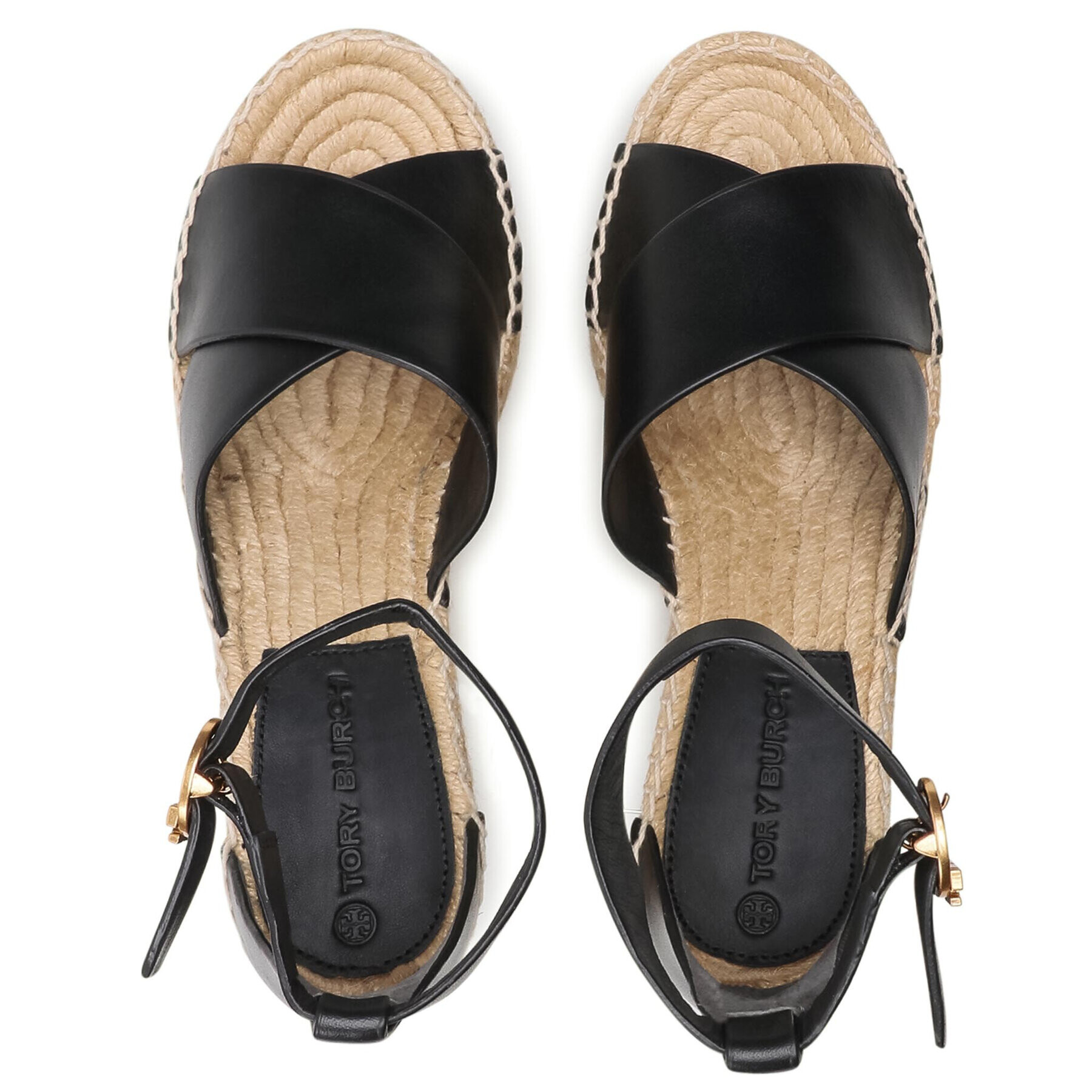 Tory Burch Еспадрили Selby 63522 Черен - Pepit.bg