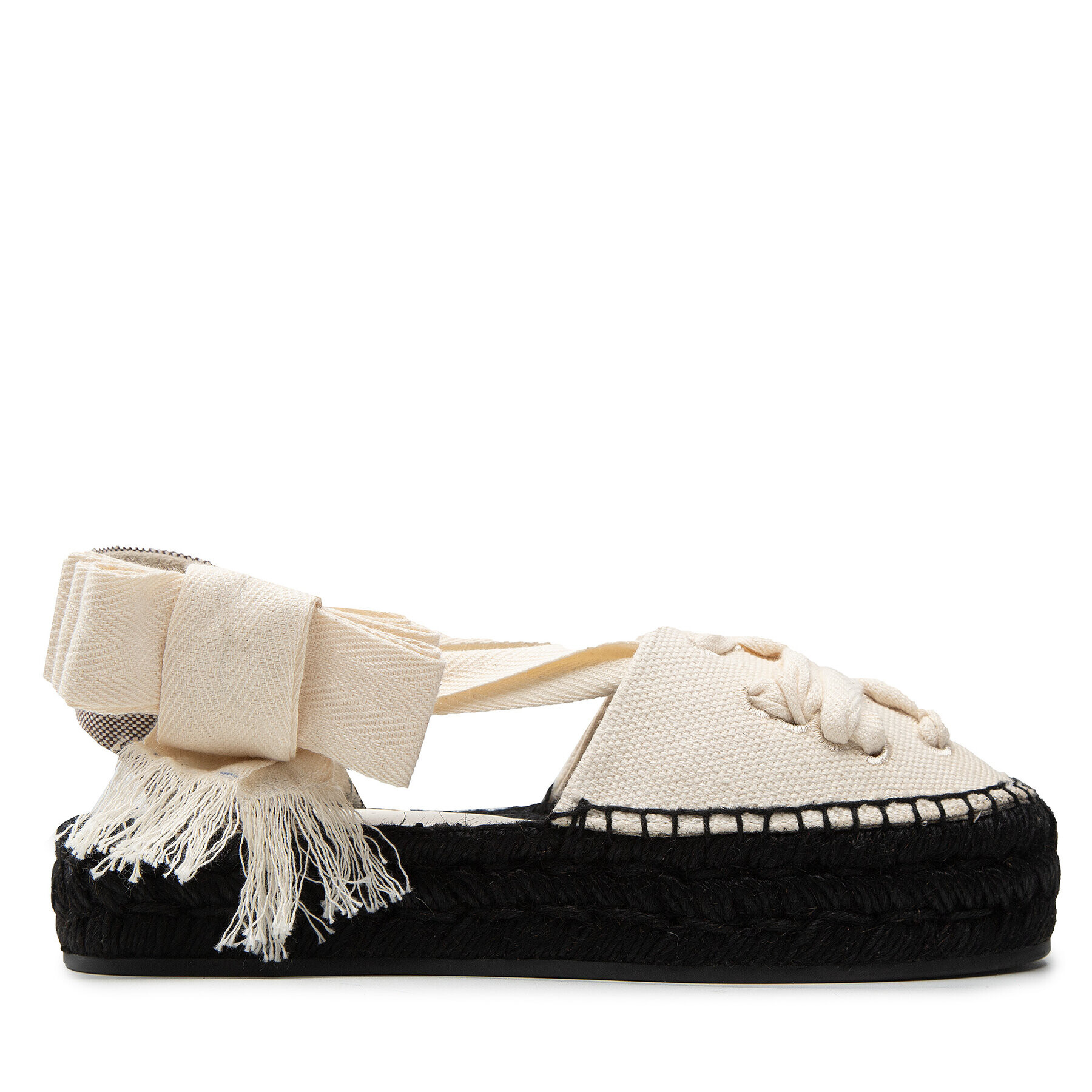 Tory Burch Еспадрили Woven Bouble T Espadrille 282 Бежов - Pepit.bg