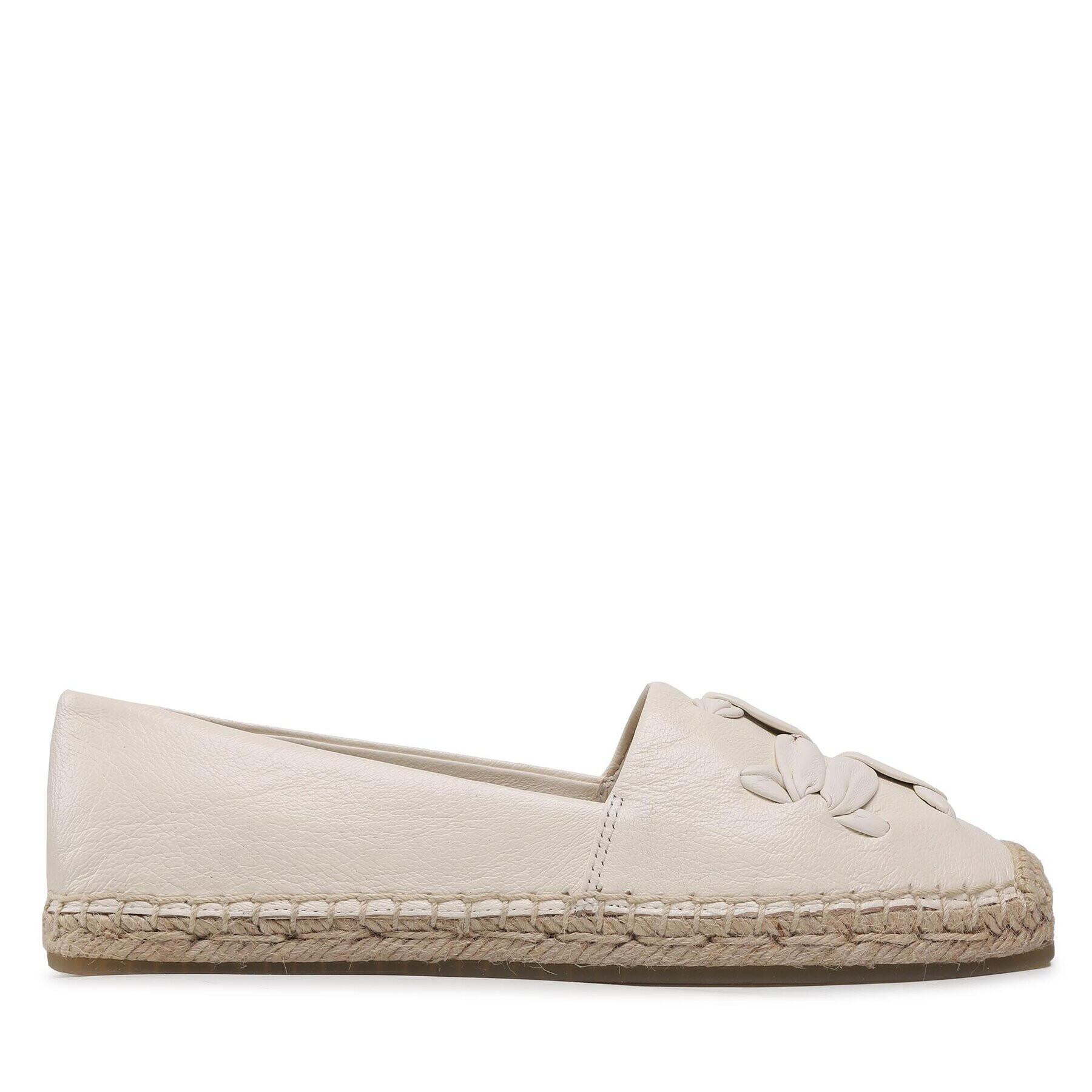 Tory Burch Еспадрили Woven Doublet Aline Espadrille Leather 144042 Бежов - Pepit.bg