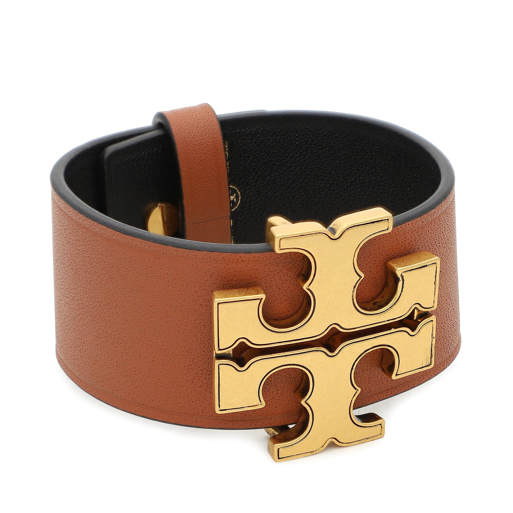 Tory Burch Гривна Eleanor Leather Bracelet 143767 Кафяв - Pepit.bg
