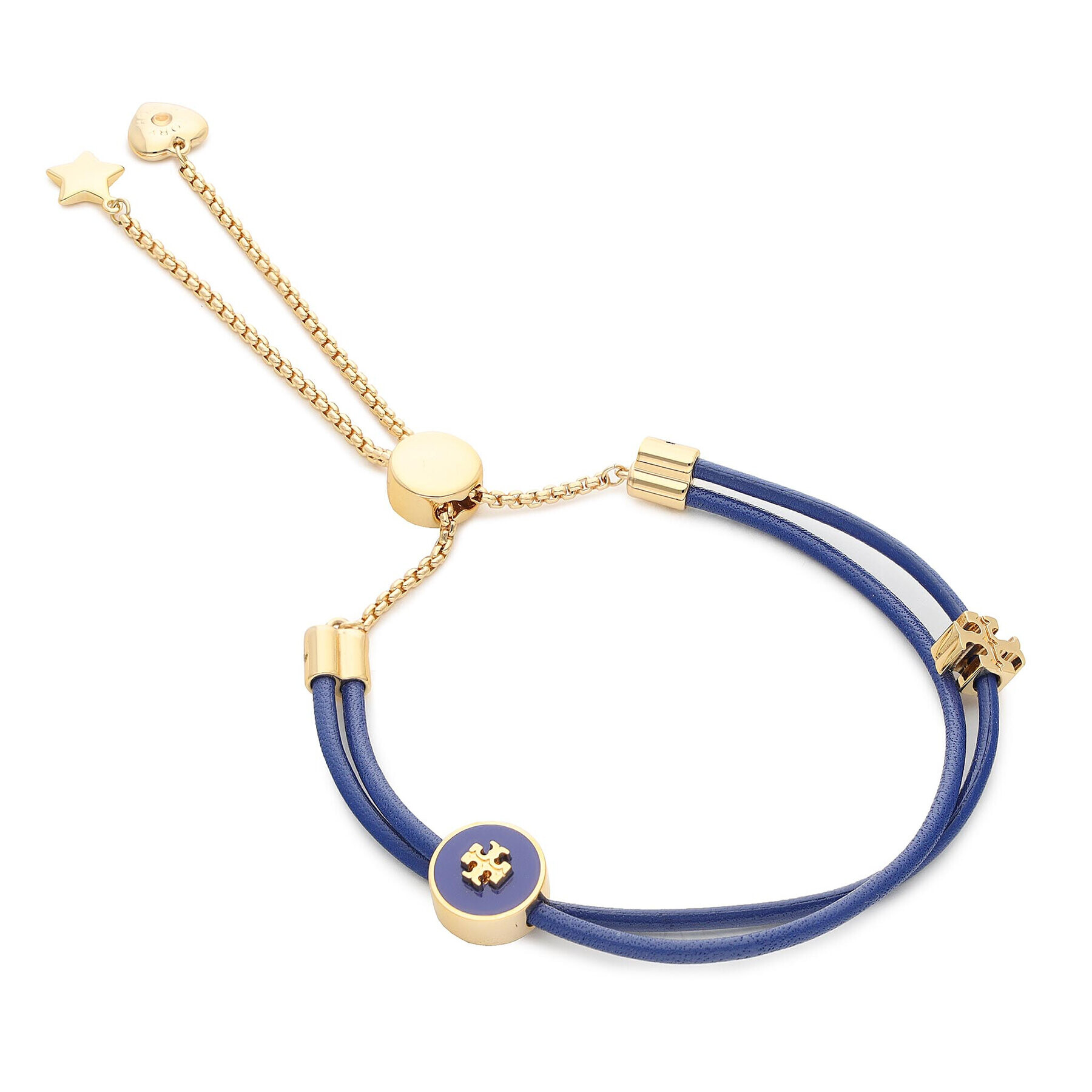 Tory Burch Гривна Kira Enamel Slider Bracelet 86248 Син - Pepit.bg