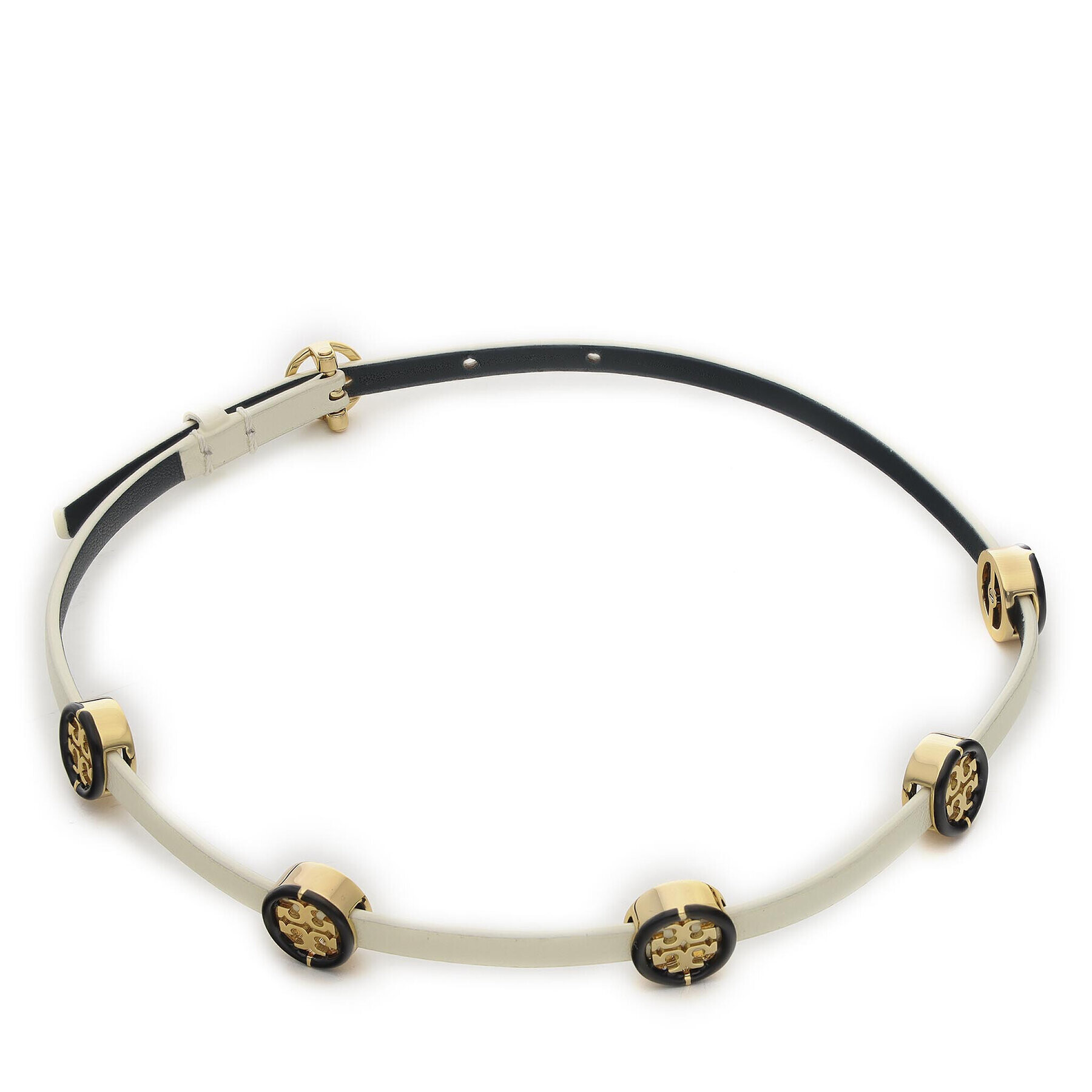 Tory Burch Гривна Miller Enamel Double-Wrap Bracelet 82721 Бежов - Pepit.bg