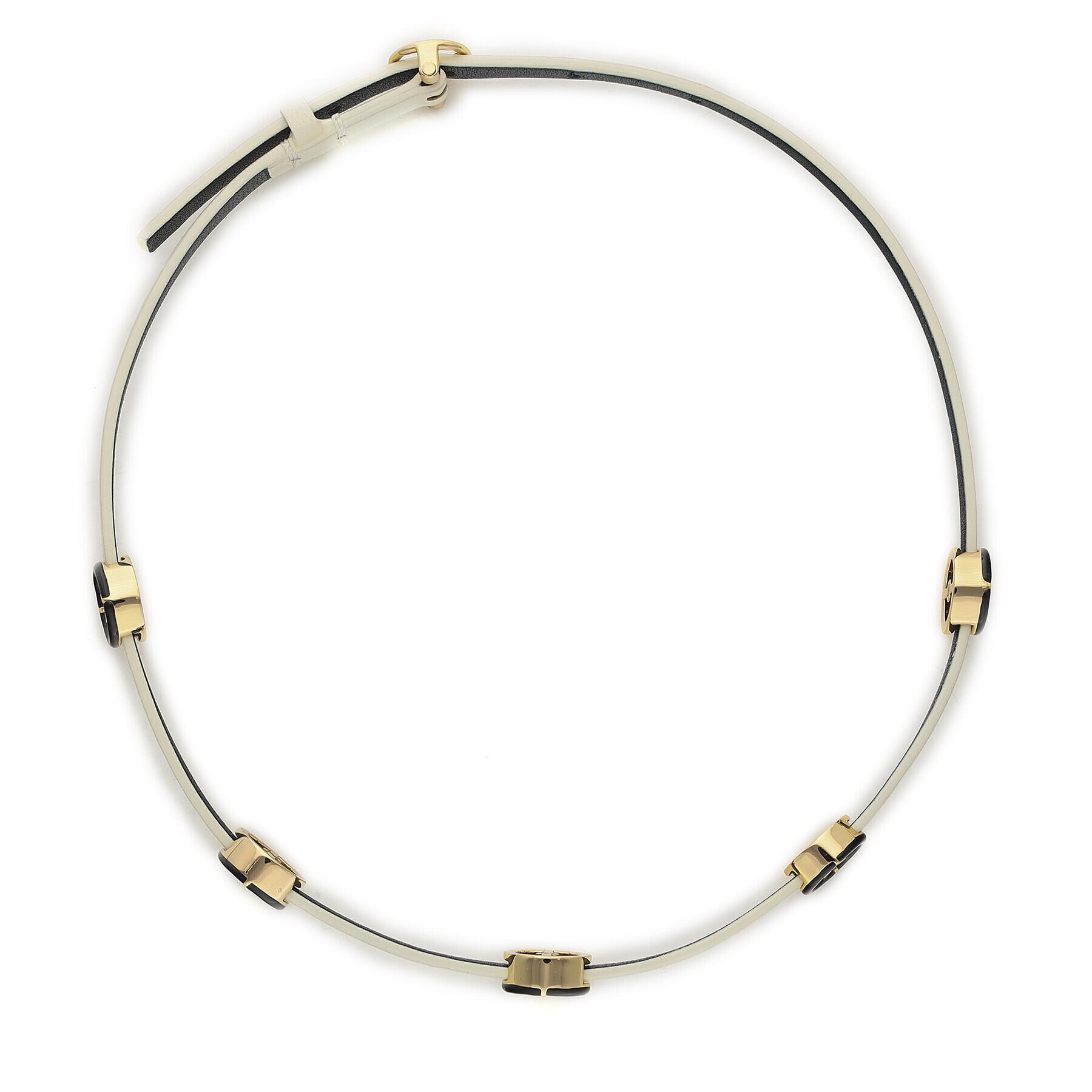 Tory Burch Гривна Miller Enamel Double-Wrap Bracelet 82721 Бежов - Pepit.bg