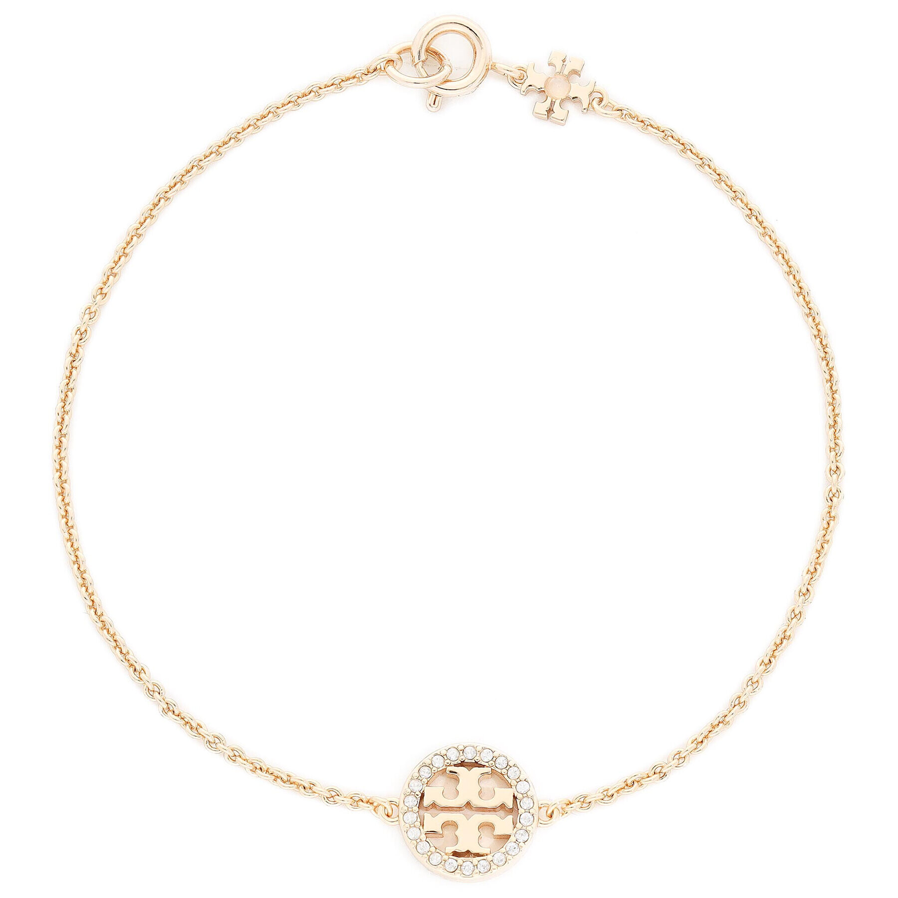 Tory Burch Гривна Miller Pave Chain Bracelet Tory 80997 Златист - Pepit.bg