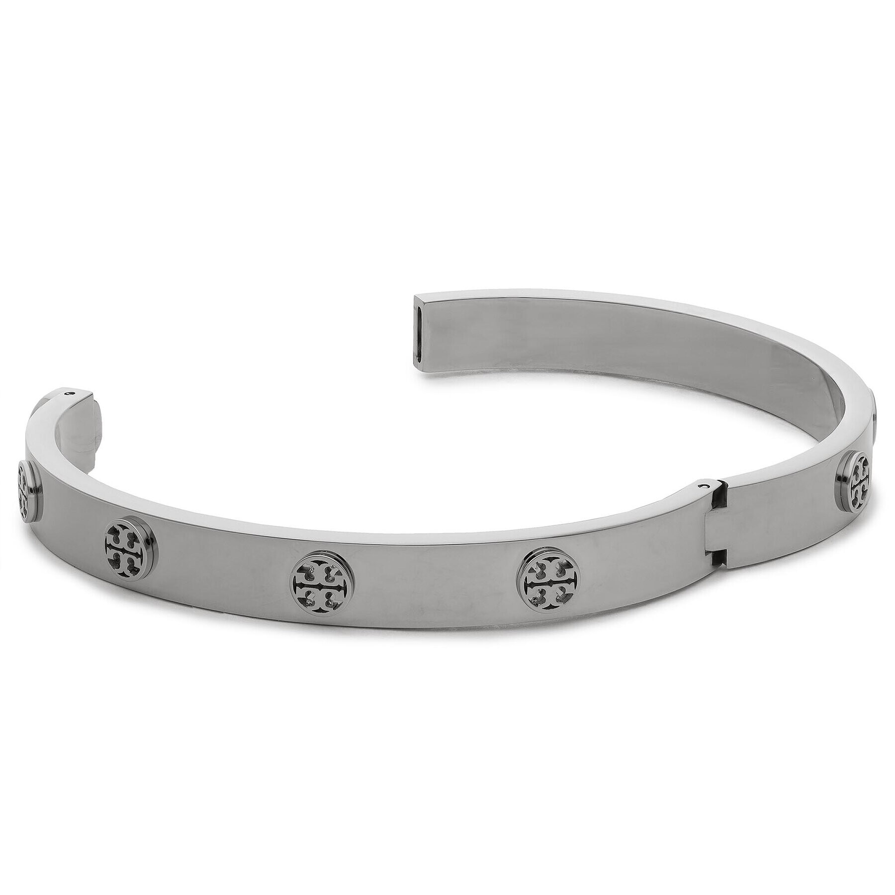 Tory Burch Гривна Miller Stud Hinge 78420 Сребрист - Pepit.bg