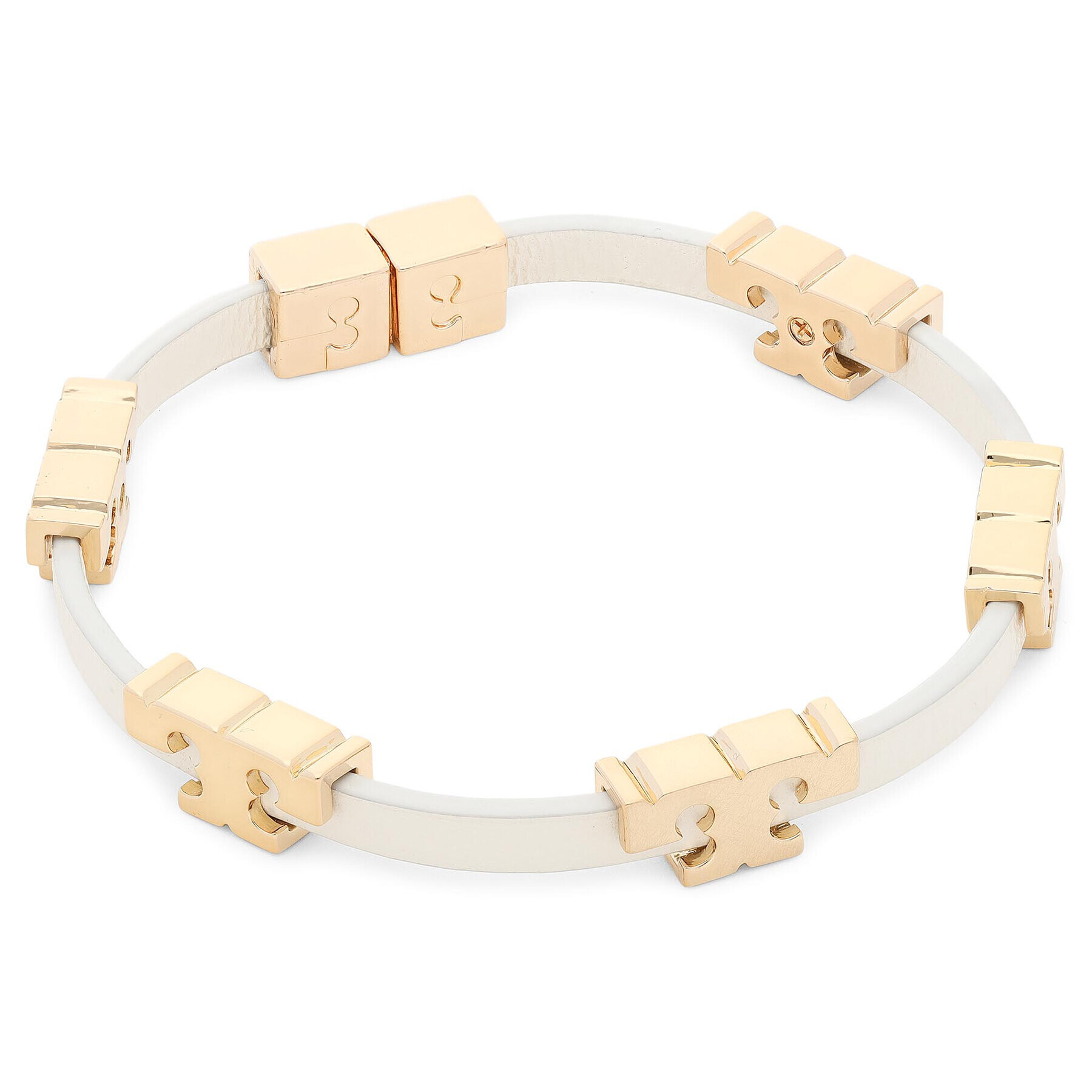 Tory Burch Гривна Serif-T Stackable Bracelet 80706 Бежов - Pepit.bg