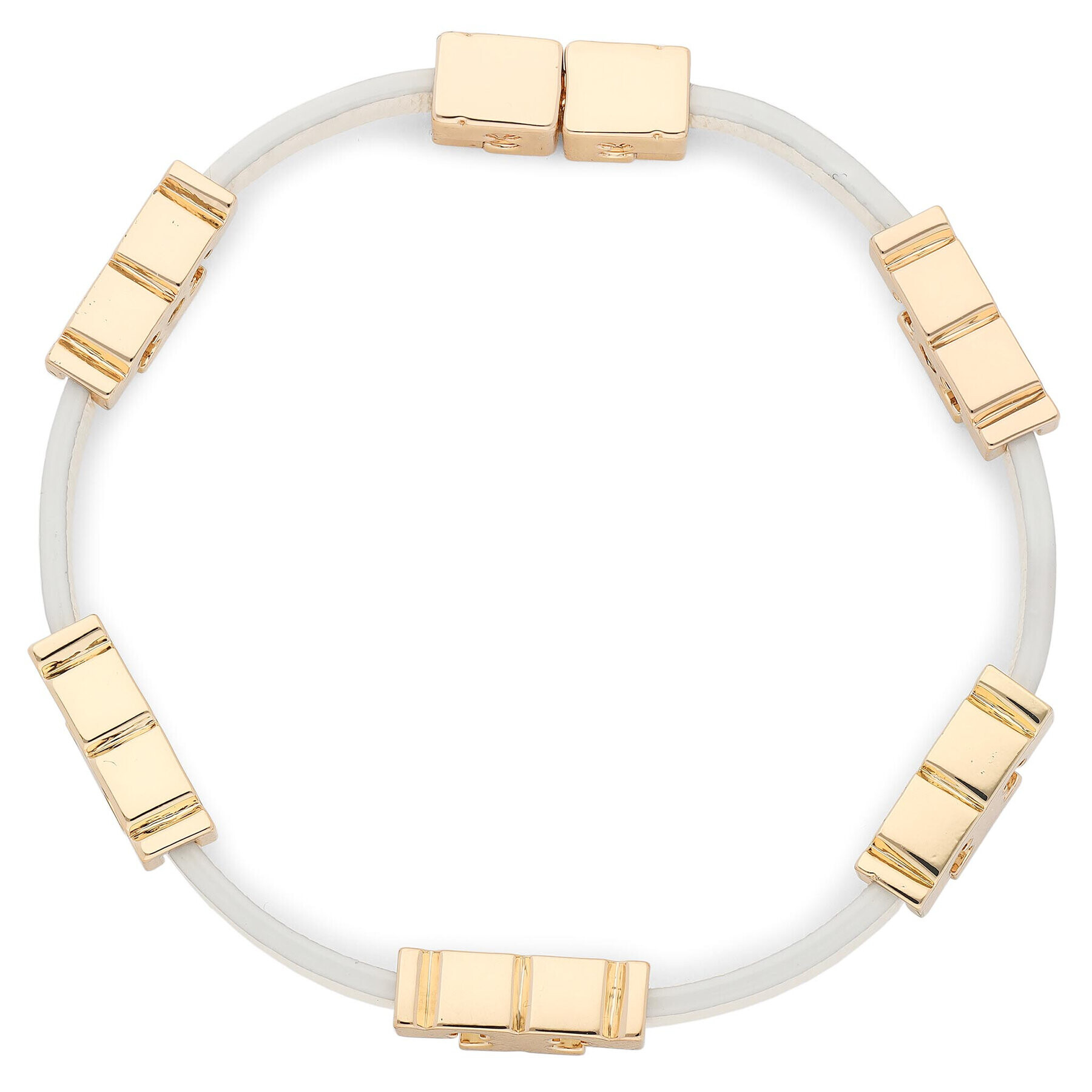 Tory Burch Гривна Serif-T Stackable Bracelet 80706 Бежов - Pepit.bg