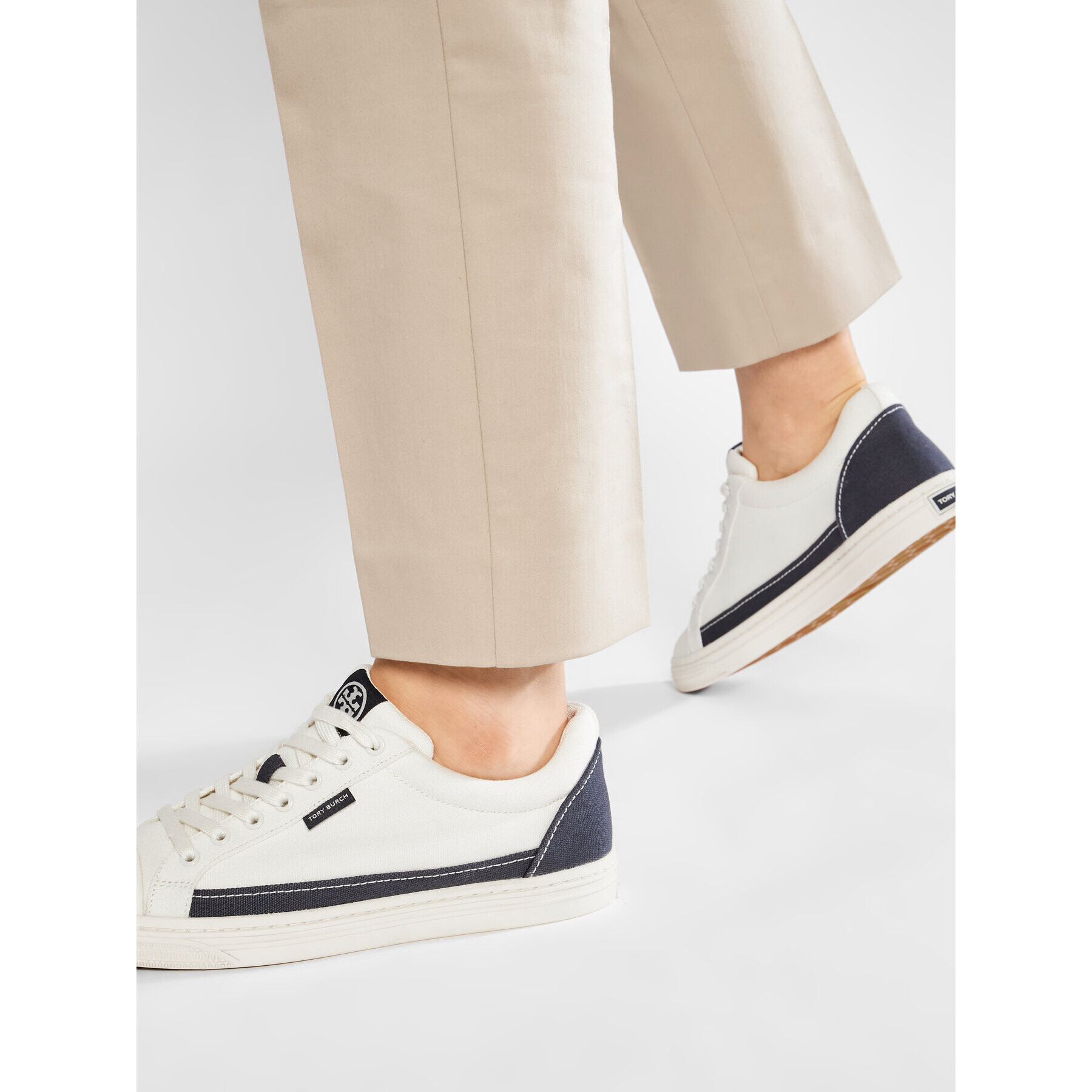 Tory Burch Кецове Classic Court 80031 Бежов - Pepit.bg