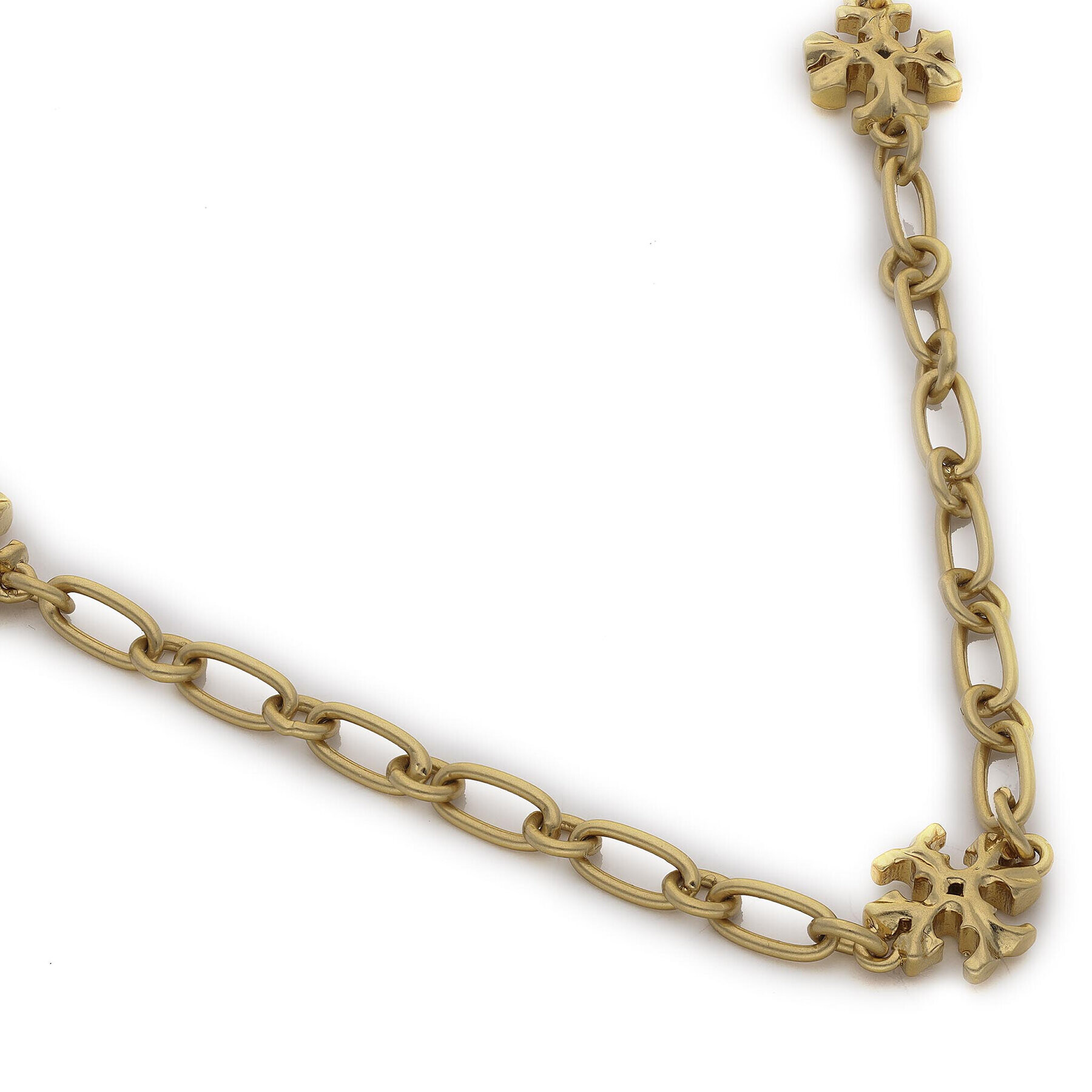 Tory Burch Колие Roxanne Chain Delicate Necklace 83341 Златист - Pepit.bg