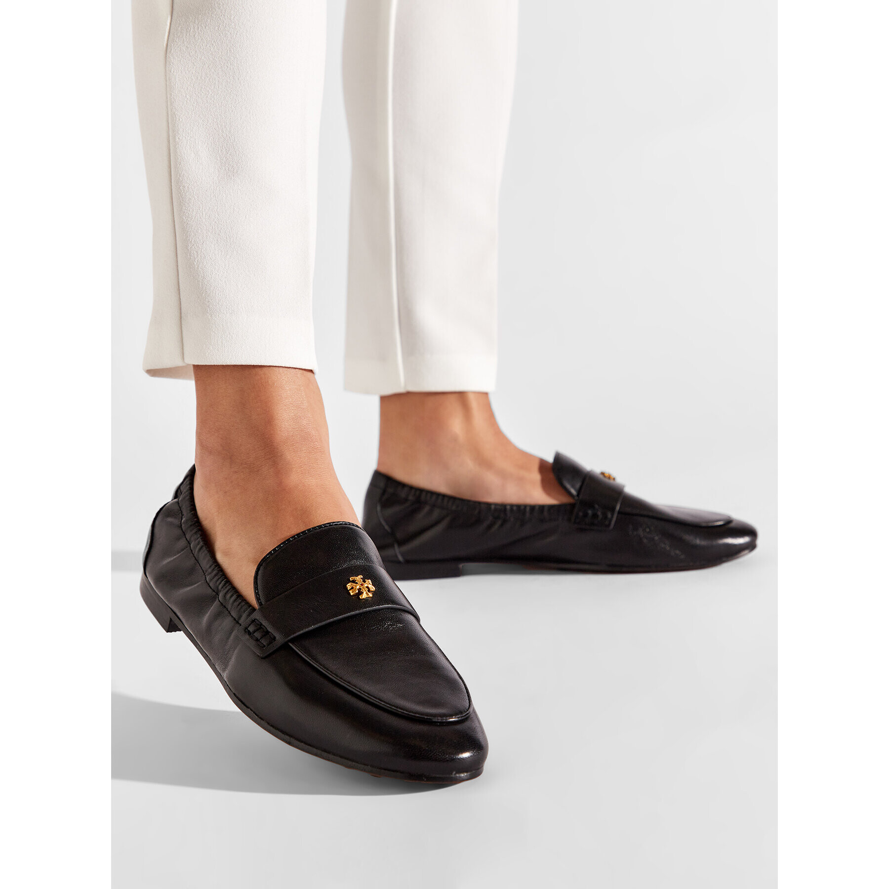 Tory Burch Лоуфъри Ballet Loafer 87269 Черен - Pepit.bg