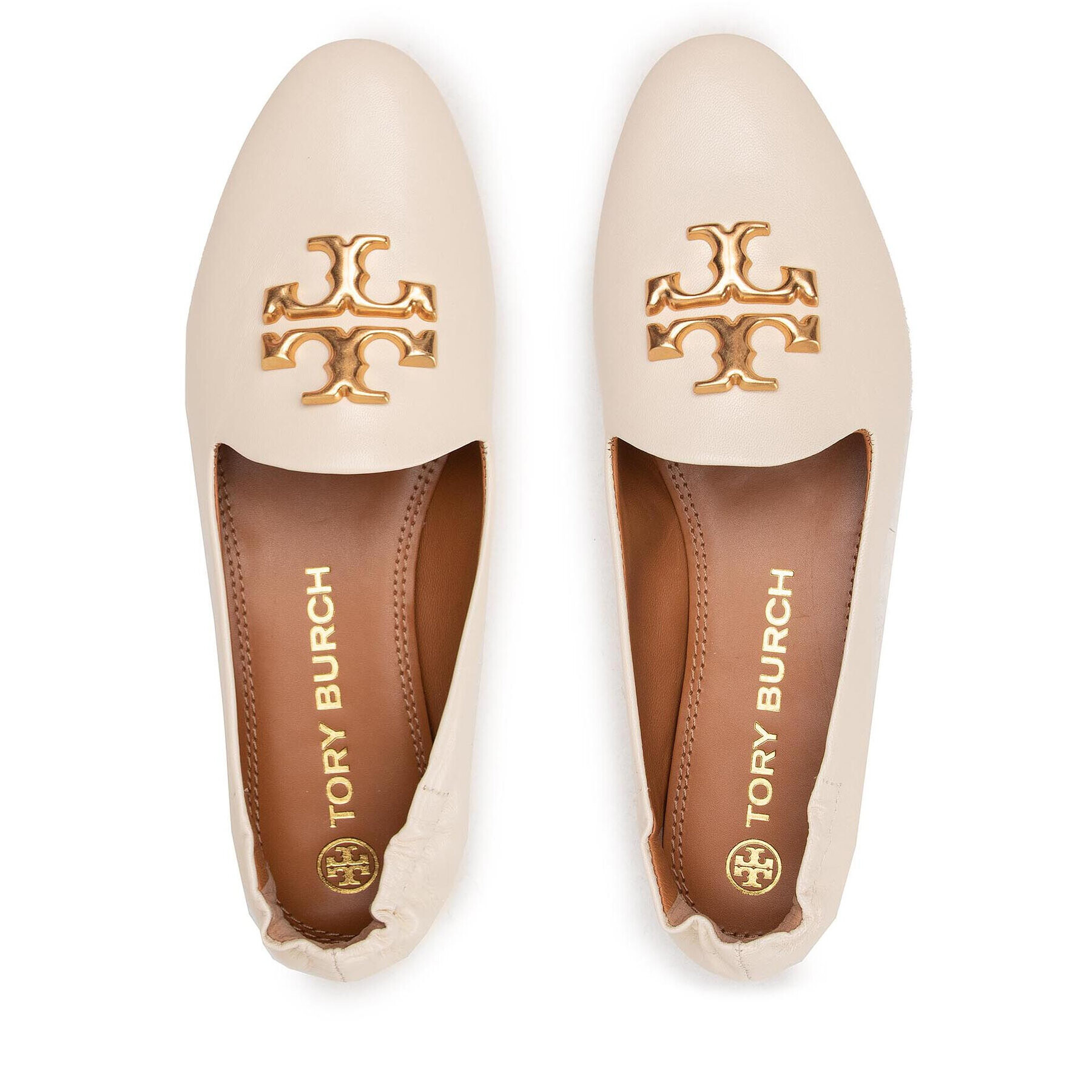Tory Burch Лоуфъри Eleanor Loafer 84922 Бежов - Pepit.bg