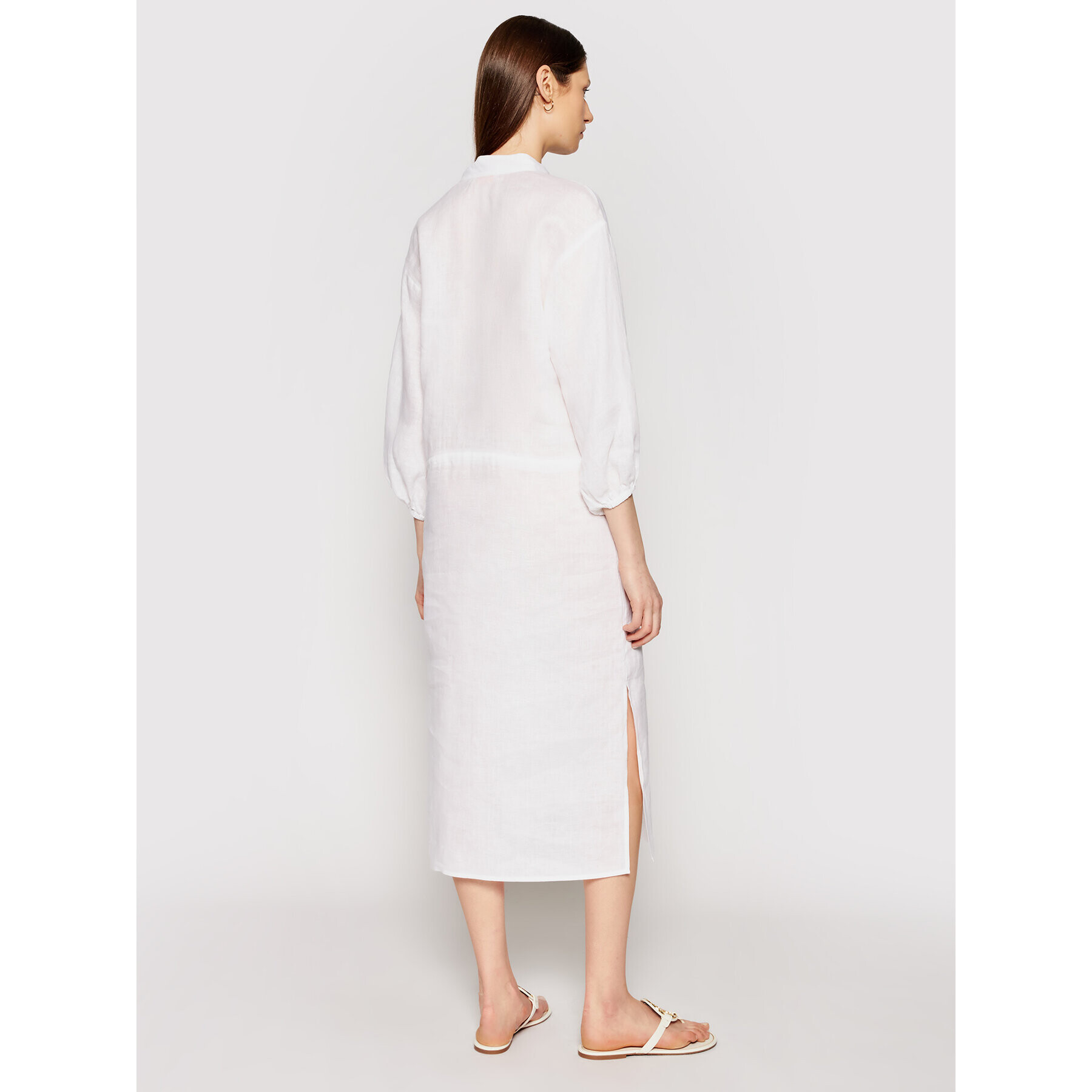 Tory Burch Лятна рокля 82138 Бял Regular Fit - Pepit.bg