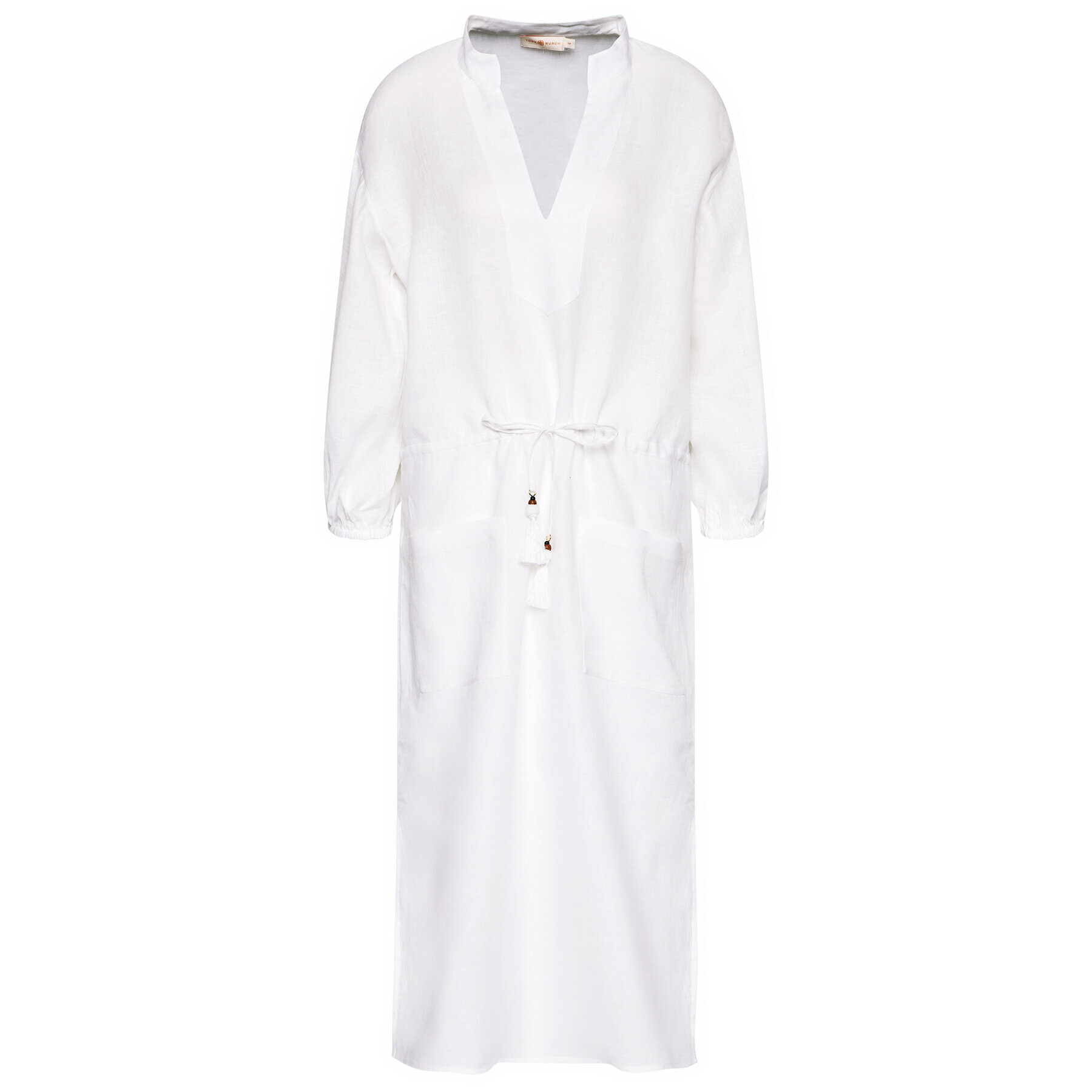 Tory Burch Лятна рокля 82138 Бял Regular Fit - Pepit.bg