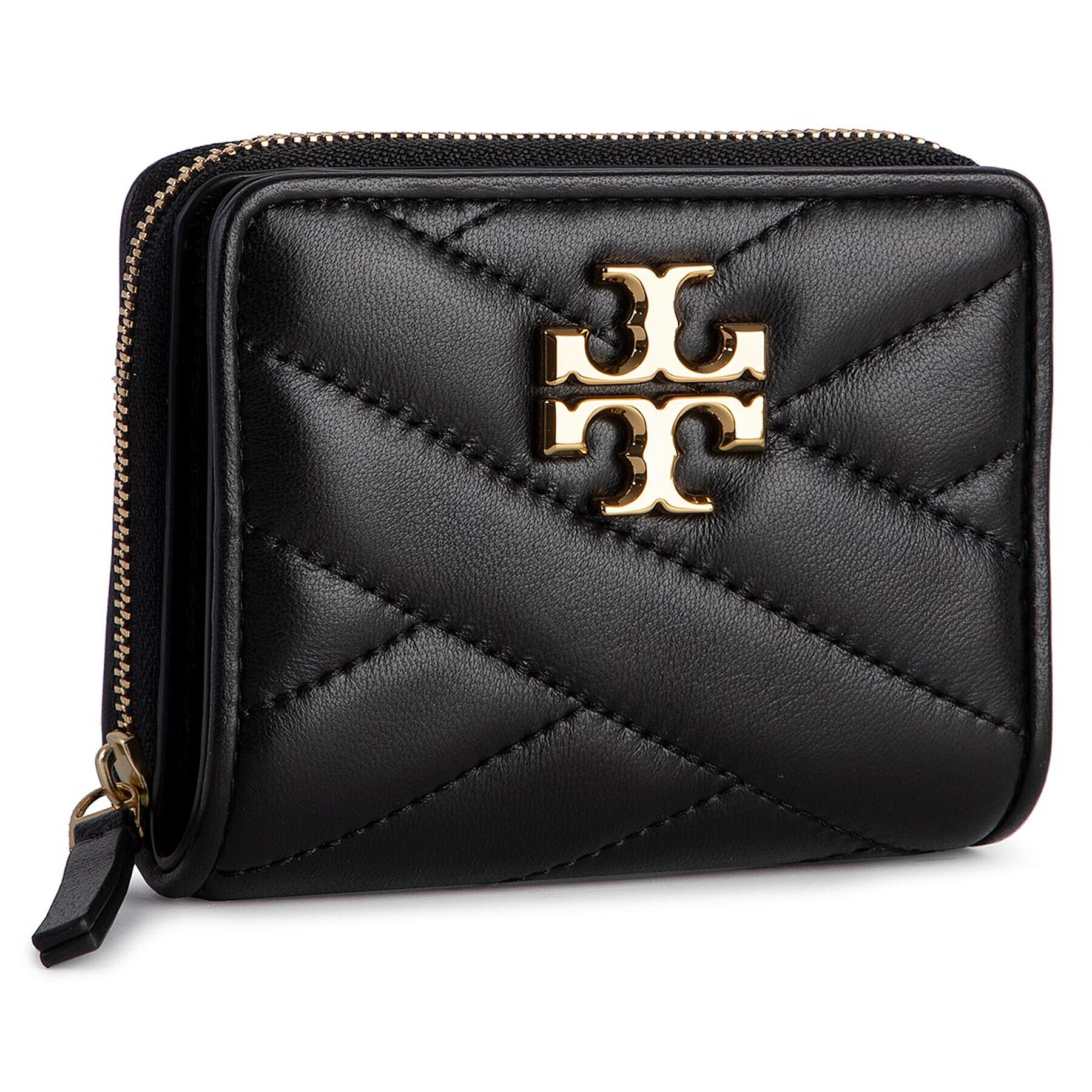 Tory Burch Малък дамски портфейл 56820 Черен - Pepit.bg