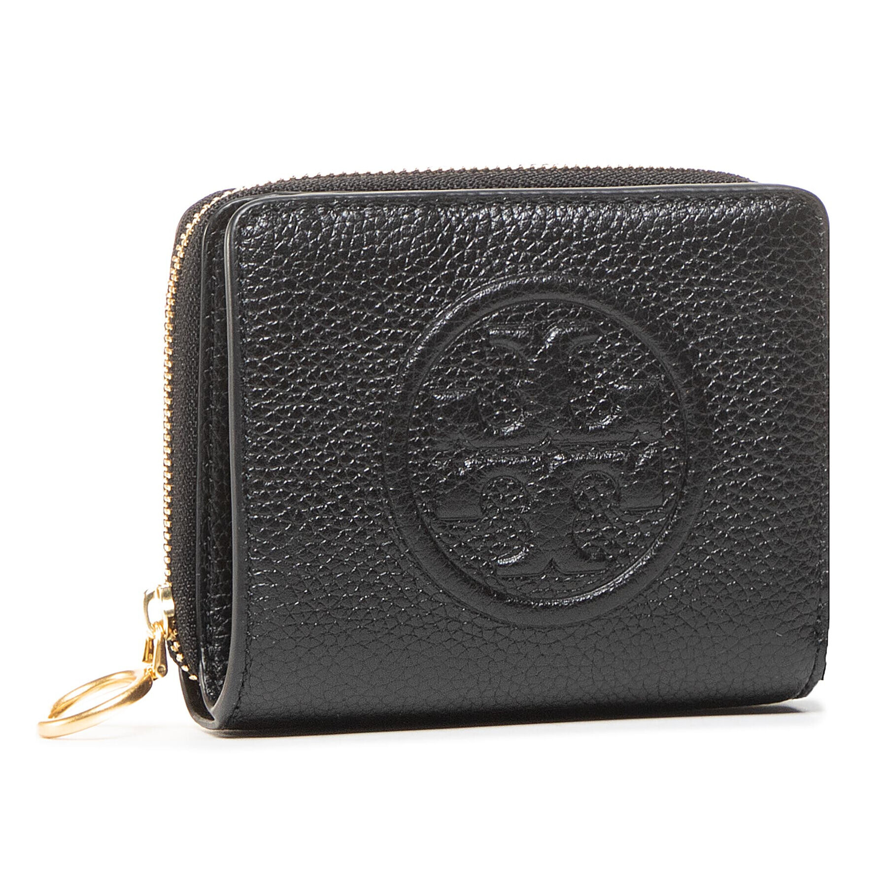 Tory Burch Малък дамски портфейл 74845-001 Черен - Pepit.bg