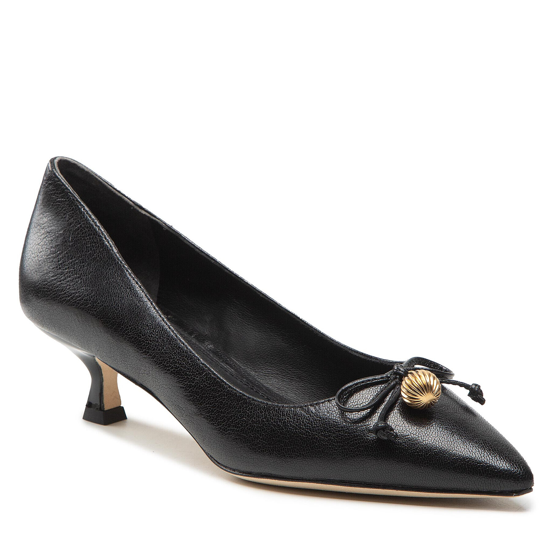 Tory Burch Обувки Capri Kitten Heel Pump 136949 Черен - Pepit.bg